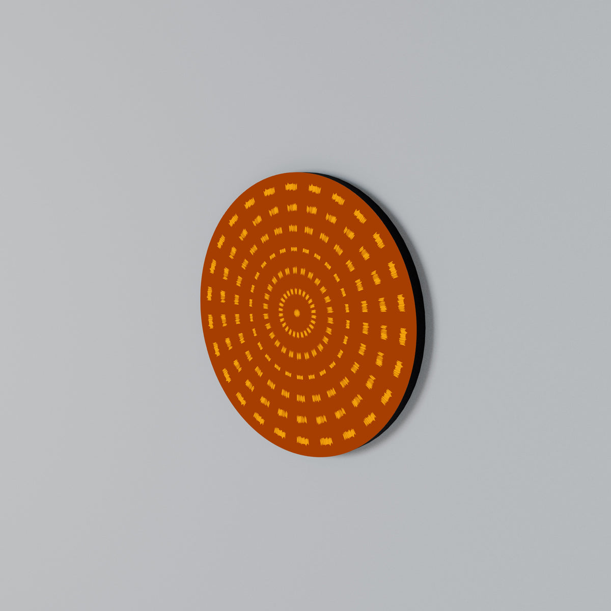 RADIANT ENERGY Rundes Wandbild