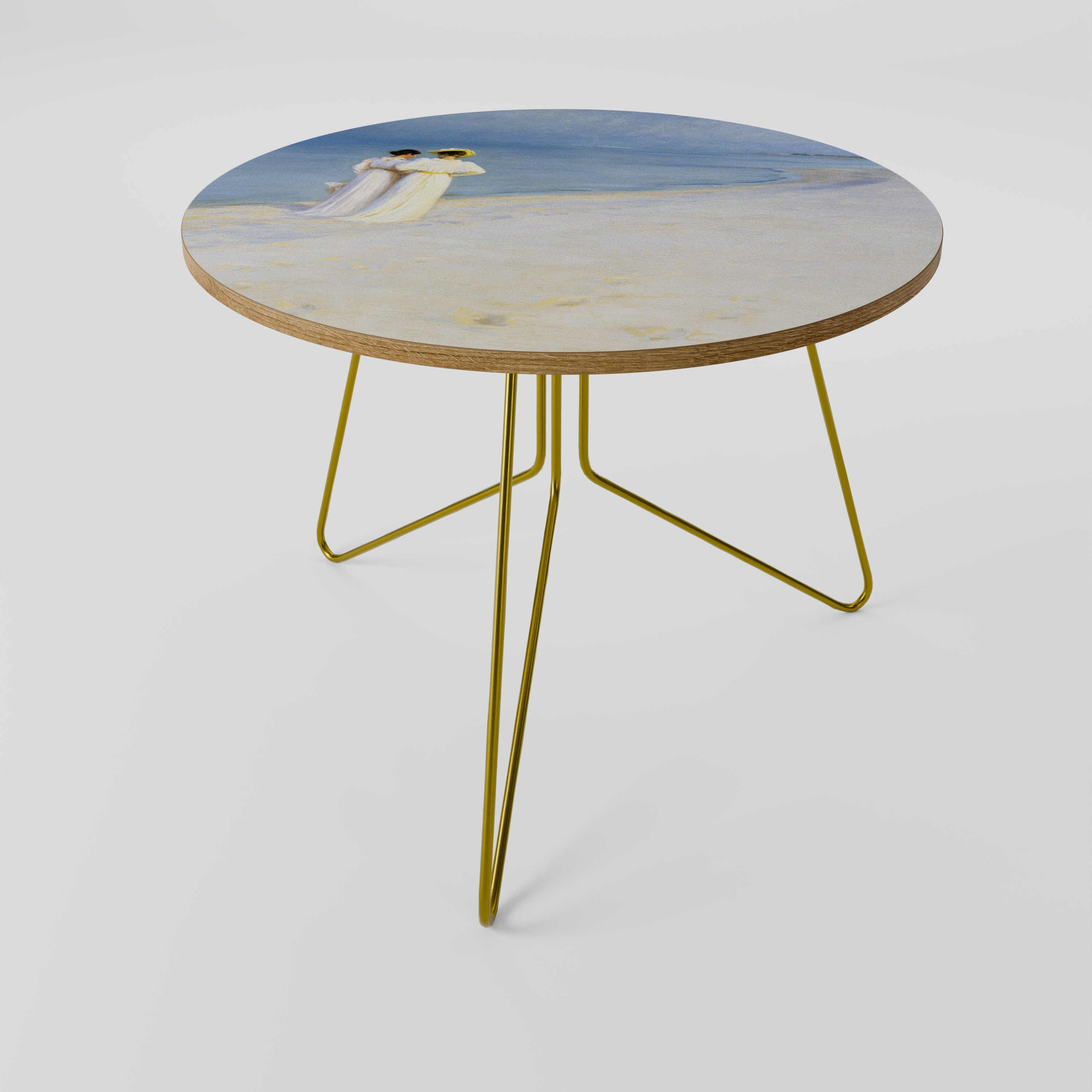 SOMMERABEND AM STRAND VON SKAGEN Couchtisch 69