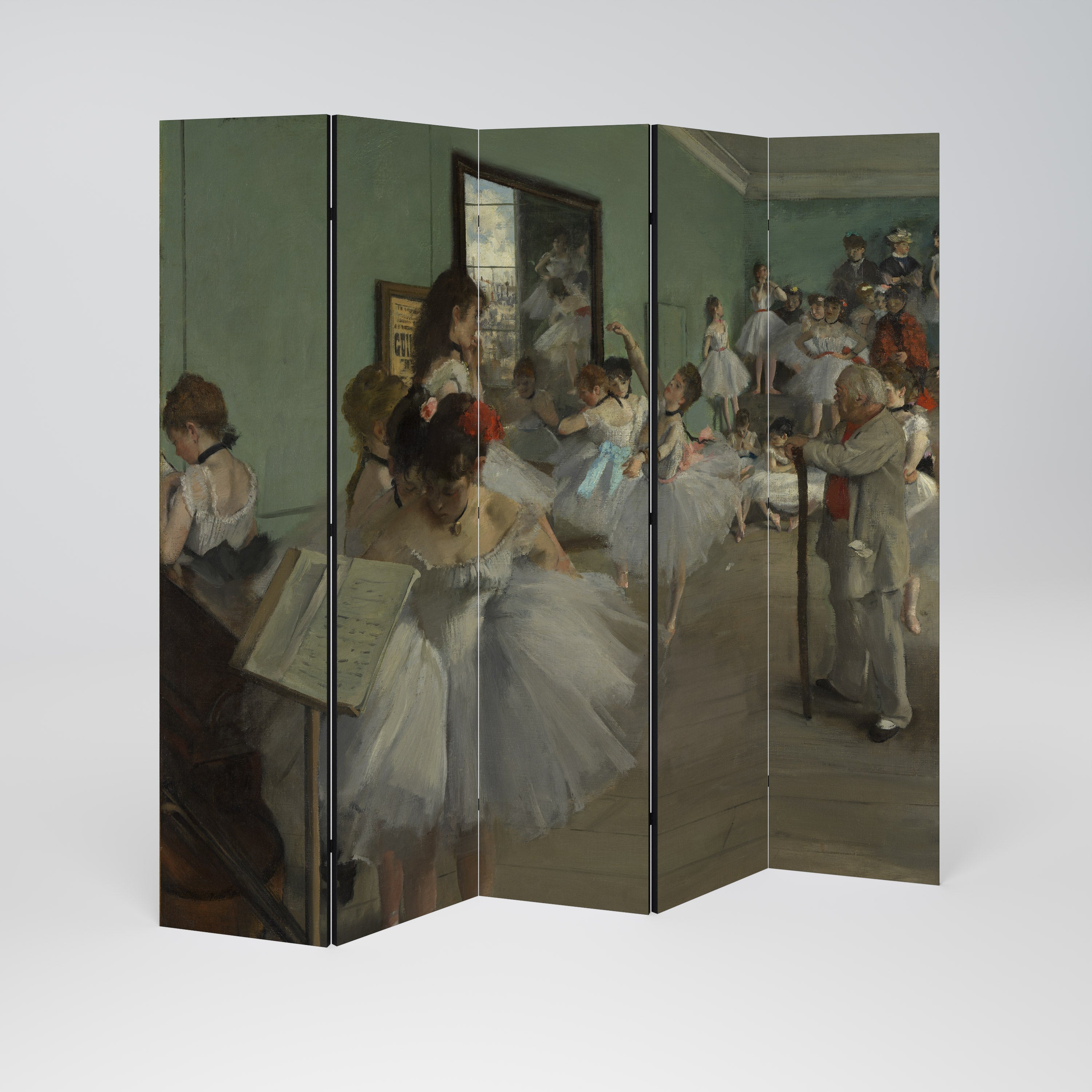 THE DANCE CLASS Dekorativer 5-teiliger Raumteiler
