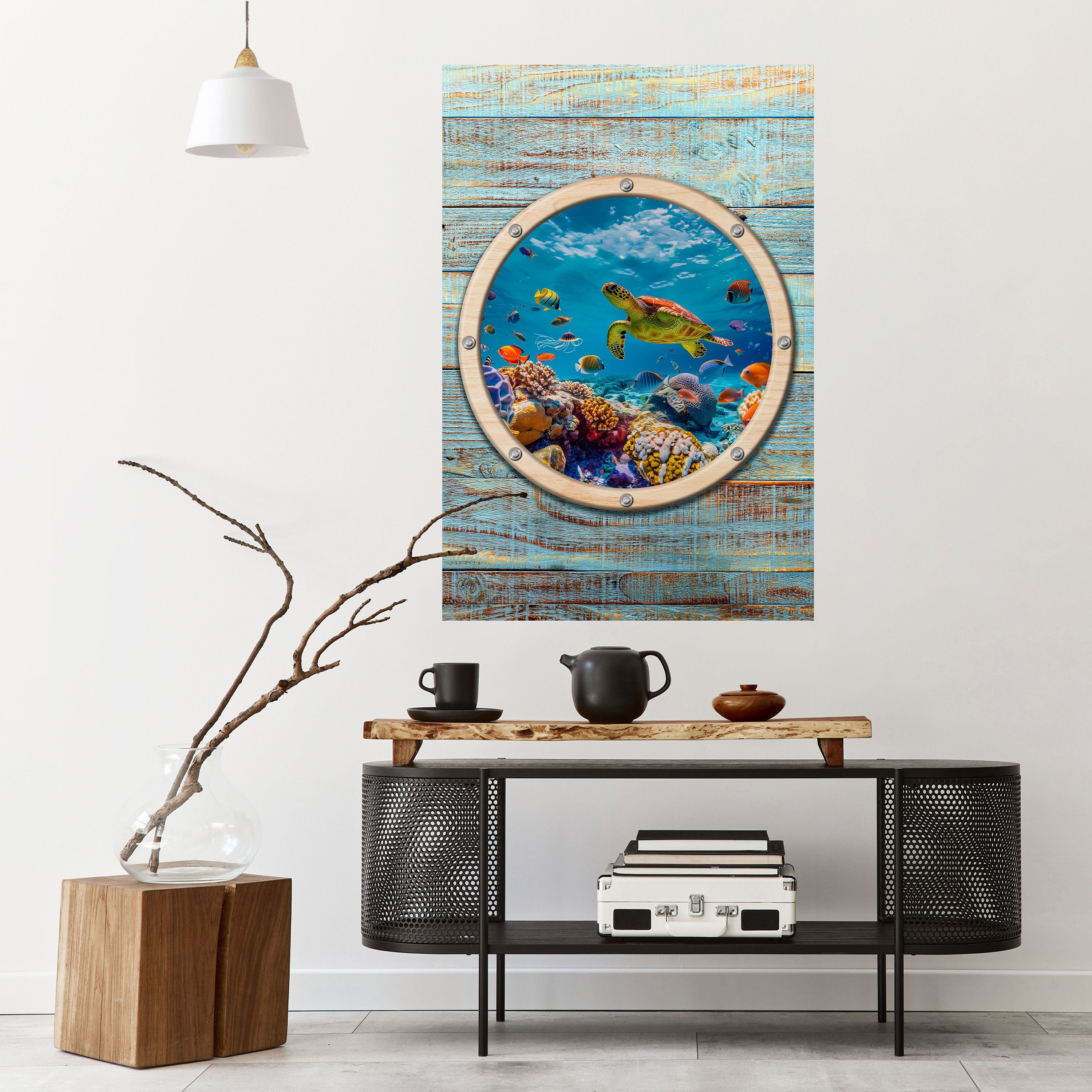 AQUA ADVENTURE Peel and Stick Vertical Poster
