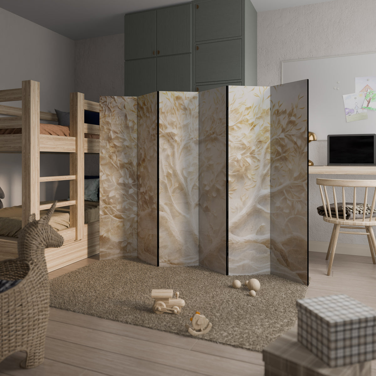 LUMINOUS GROWTH 6-Panel Room Divider