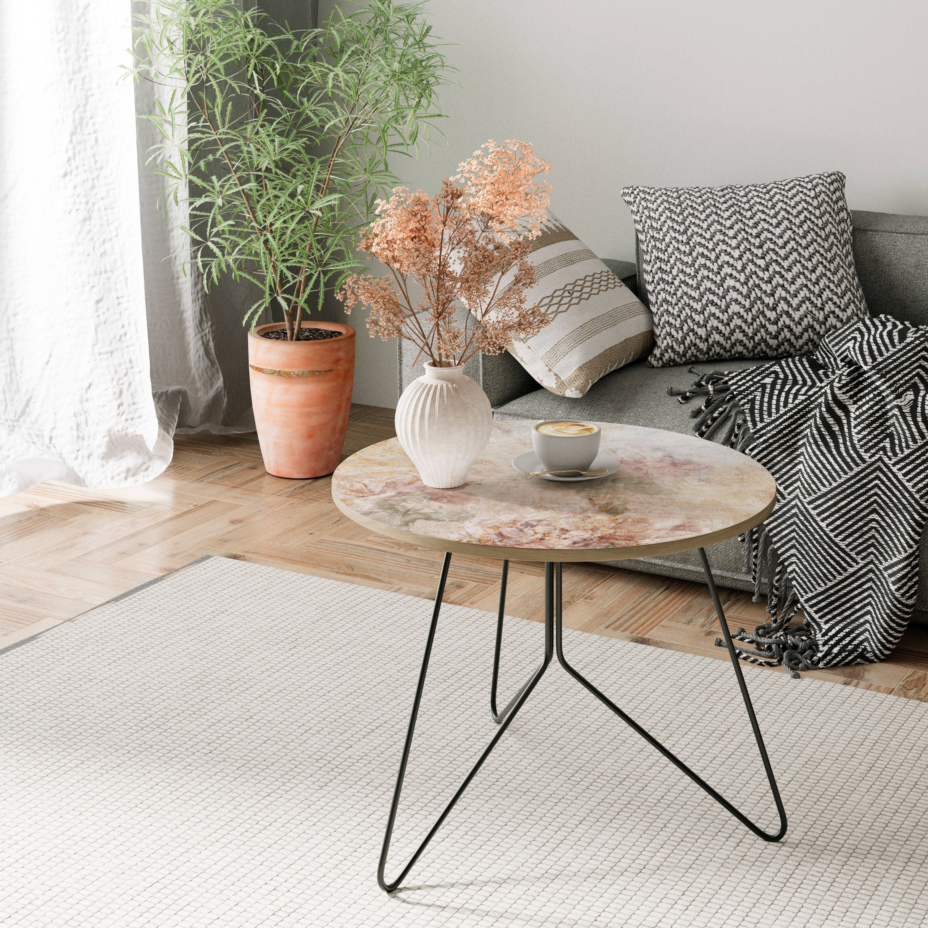 SUNFLOWER BLUR Couchtisch 69