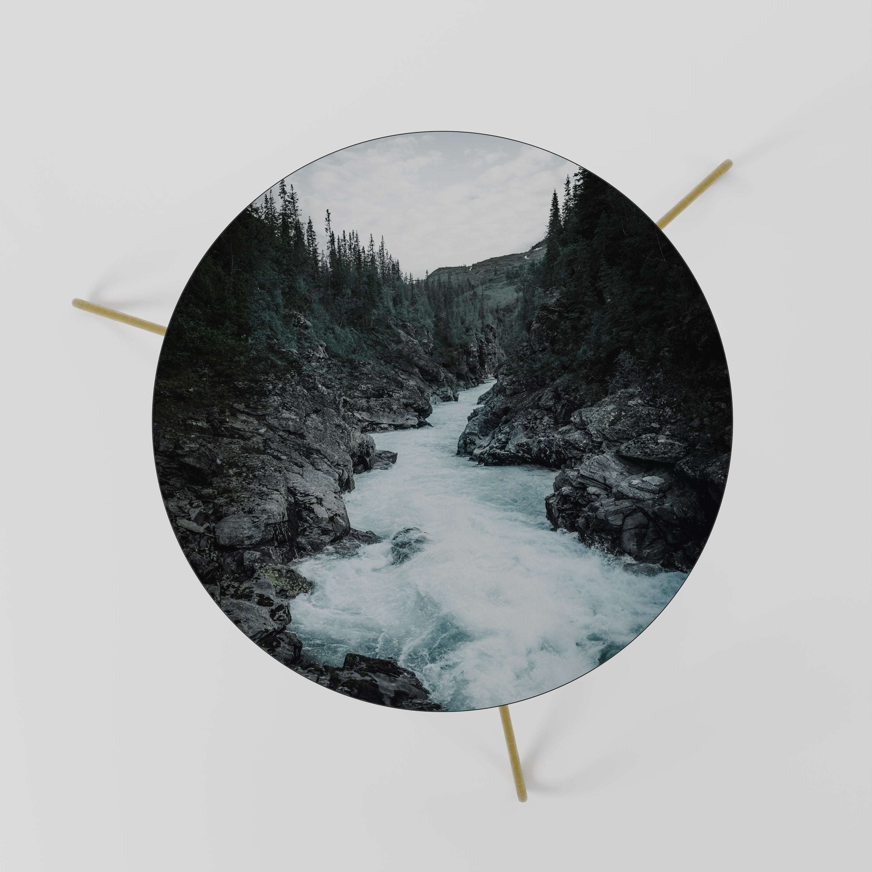 RUSHING REFLECTIONS Couchtisch 60