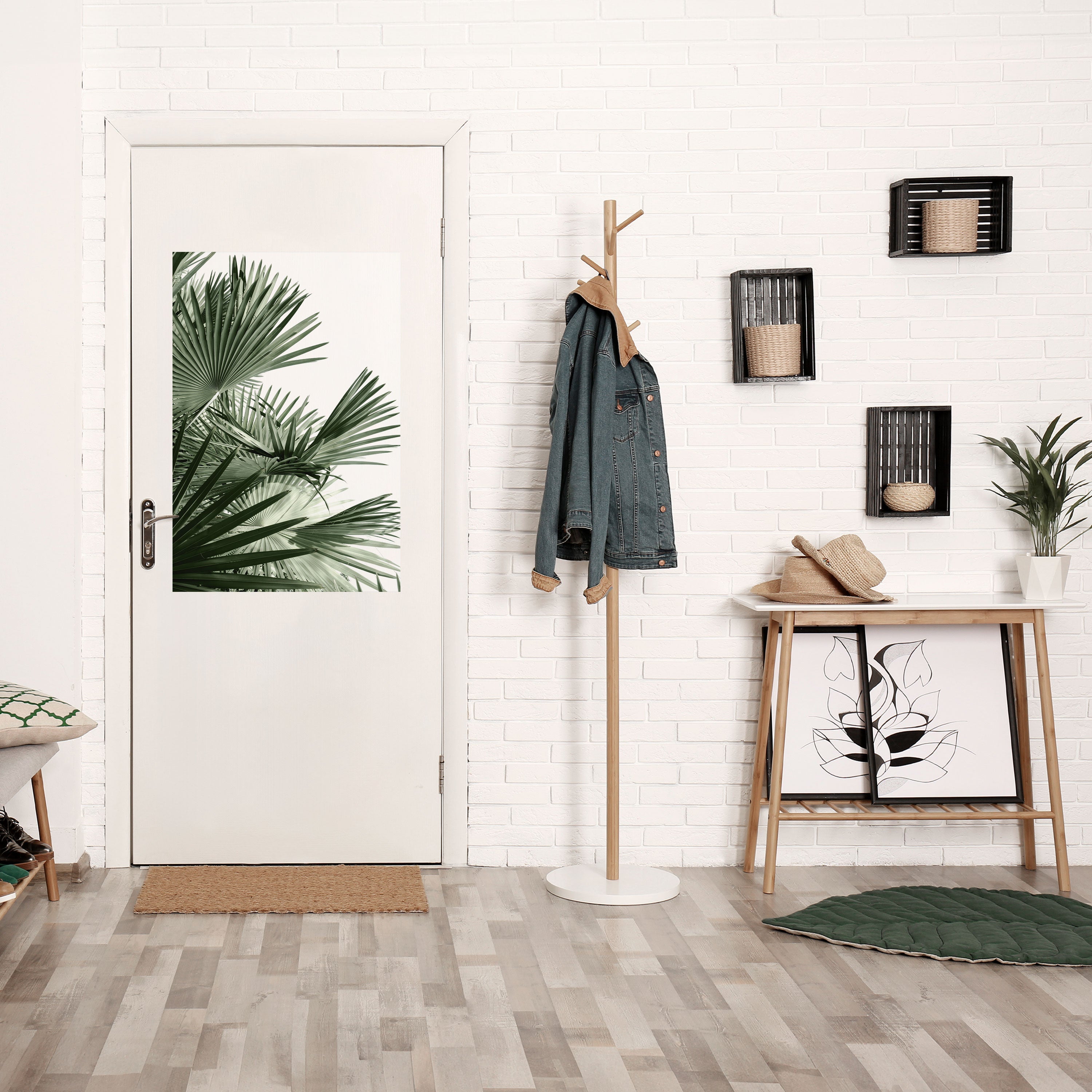 PALM PARADISE DANCE Peel and Stick Vertical Poster