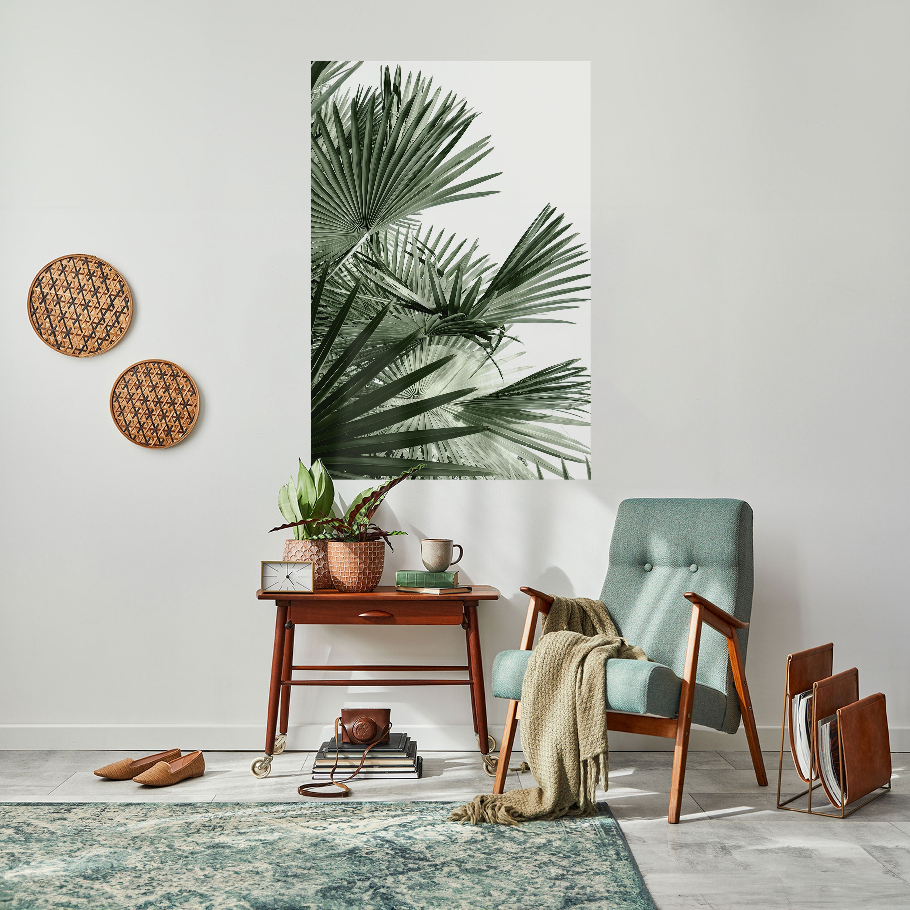 PALM PARADISE DANCE Peel and Stick Vertical Poster