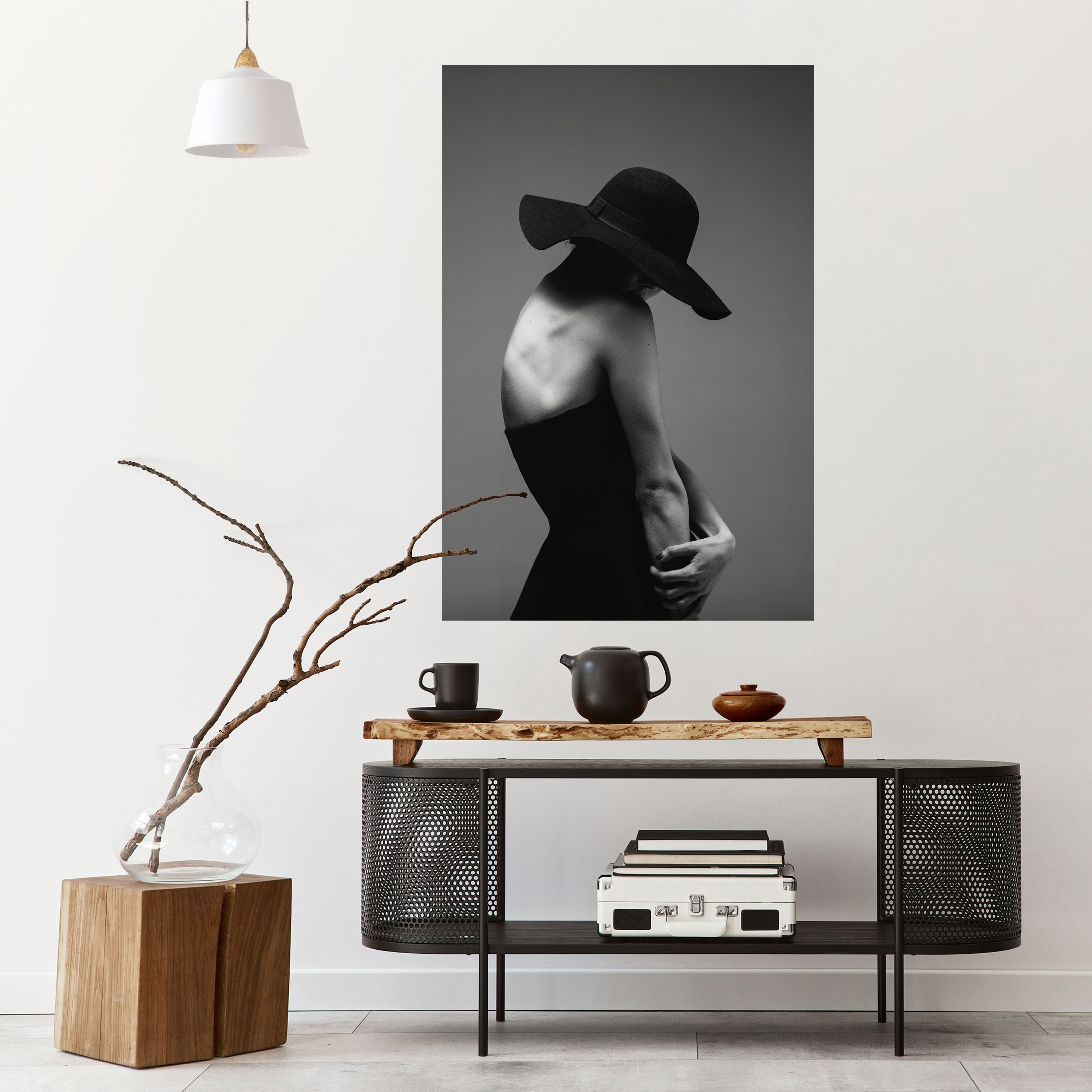 SILHOUETTE OF MYSTERY Peel and Stick Vertical Poster