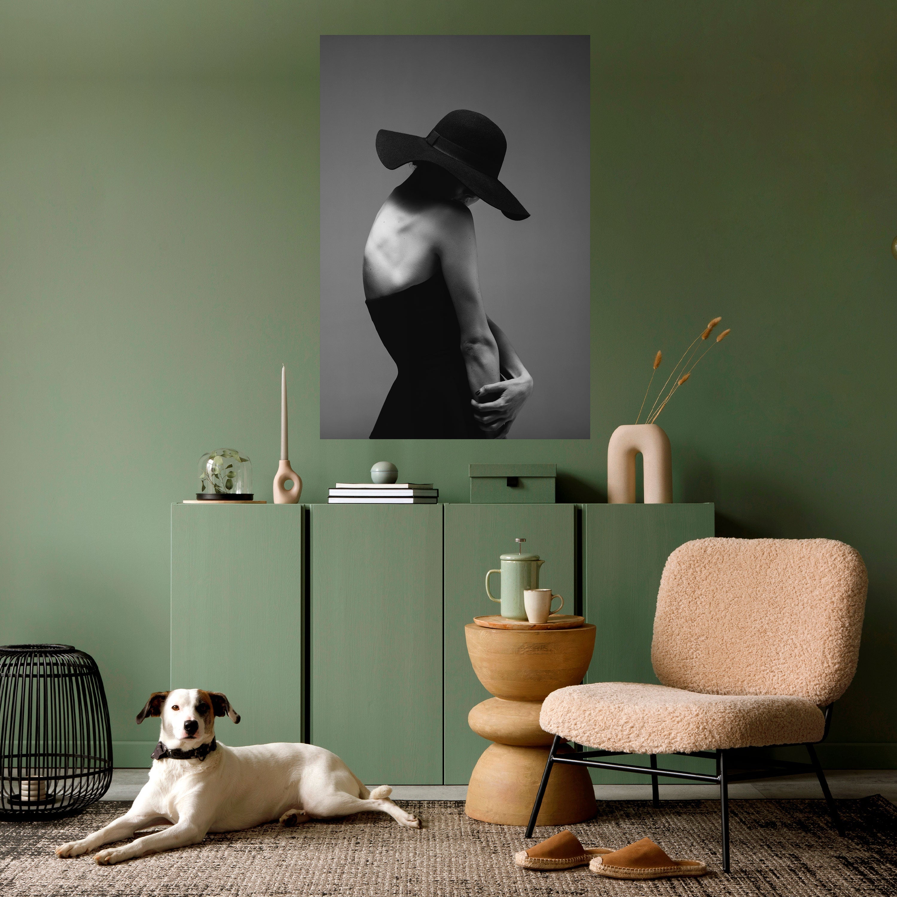 SILHOUETTE OF MYSTERY Peel and Stick Vertical Poster
