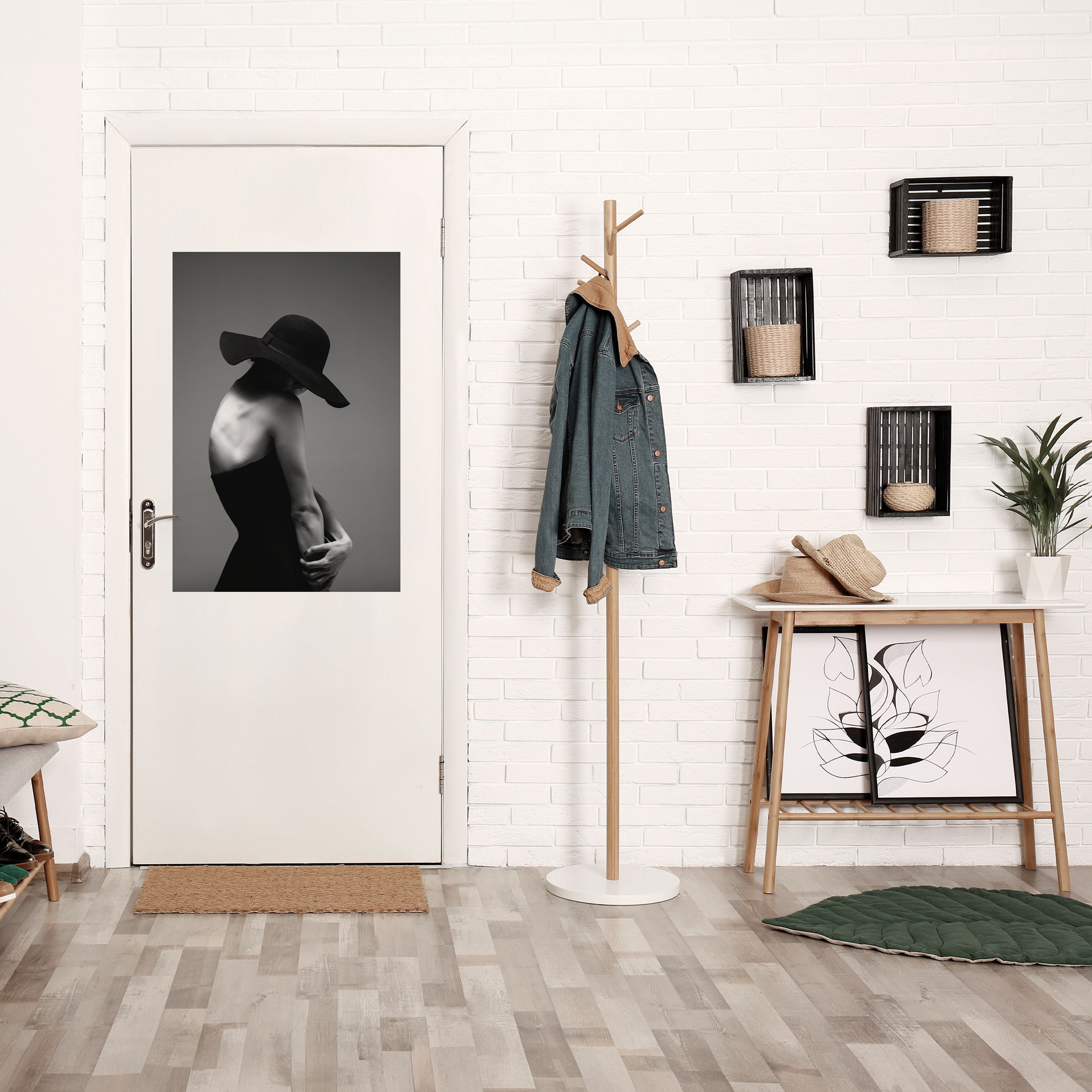 SILHOUETTE OF MYSTERY Peel and Stick Vertical Poster