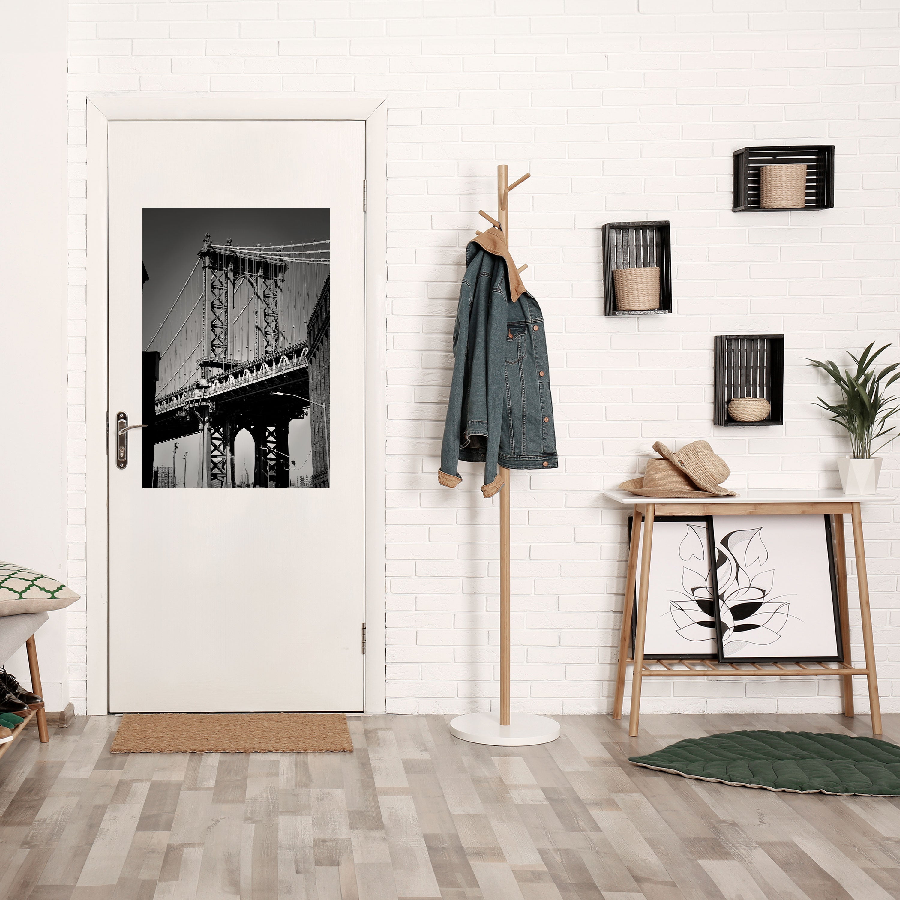 TIMELESS BRIDGE TALES Peel and Stick Vertical Poster