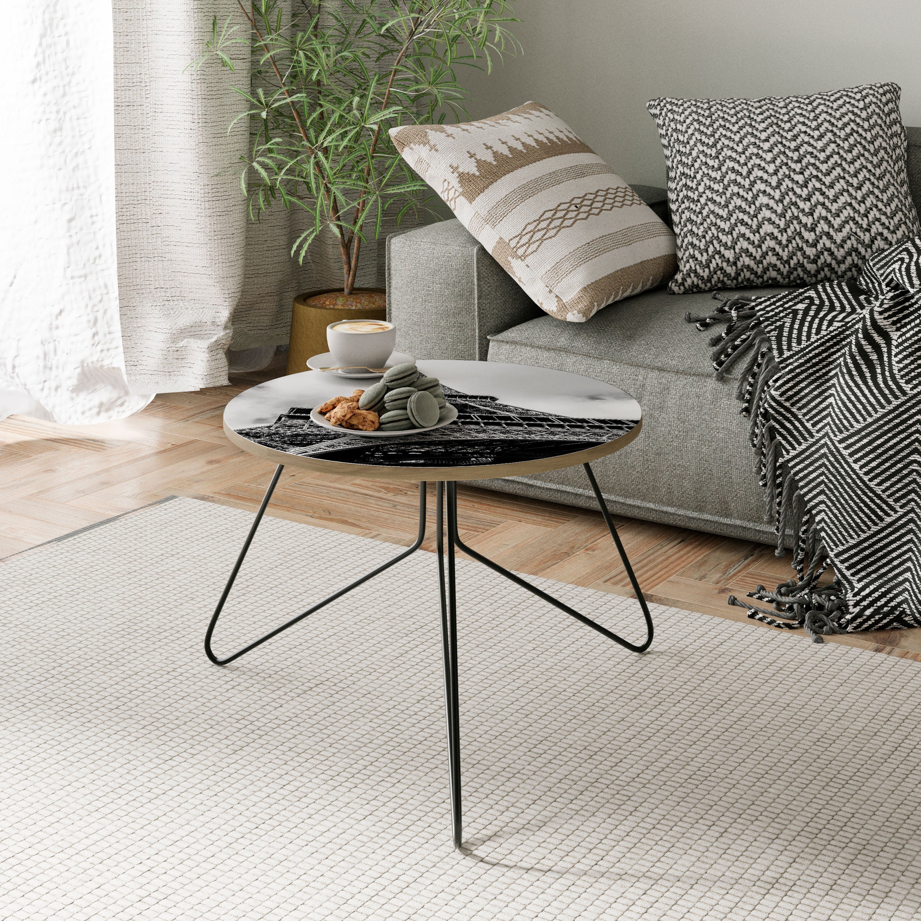MONOCHROME PARISIAN ICON Couchtisch 60