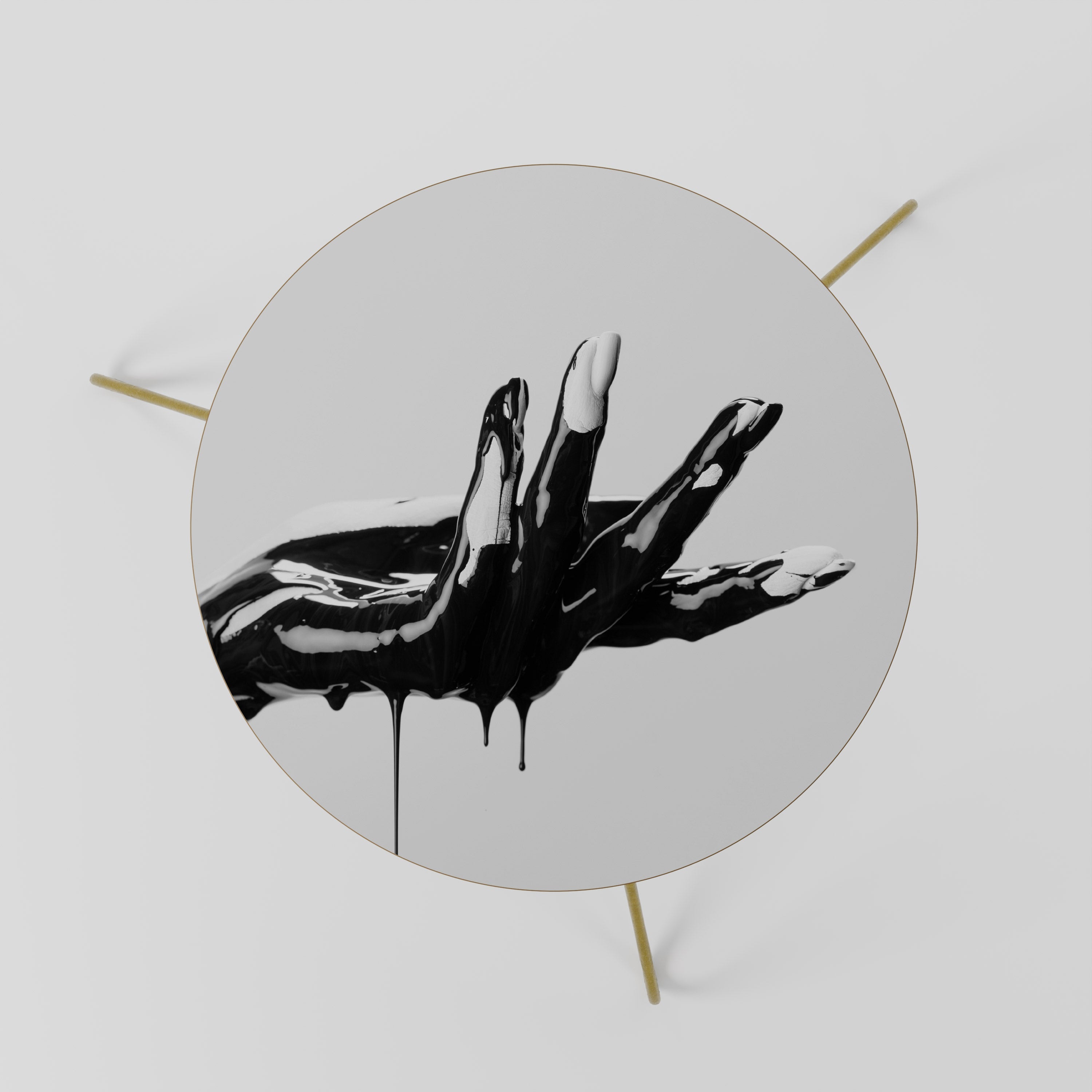 BLACK VISCOSITY Couchtisch 60