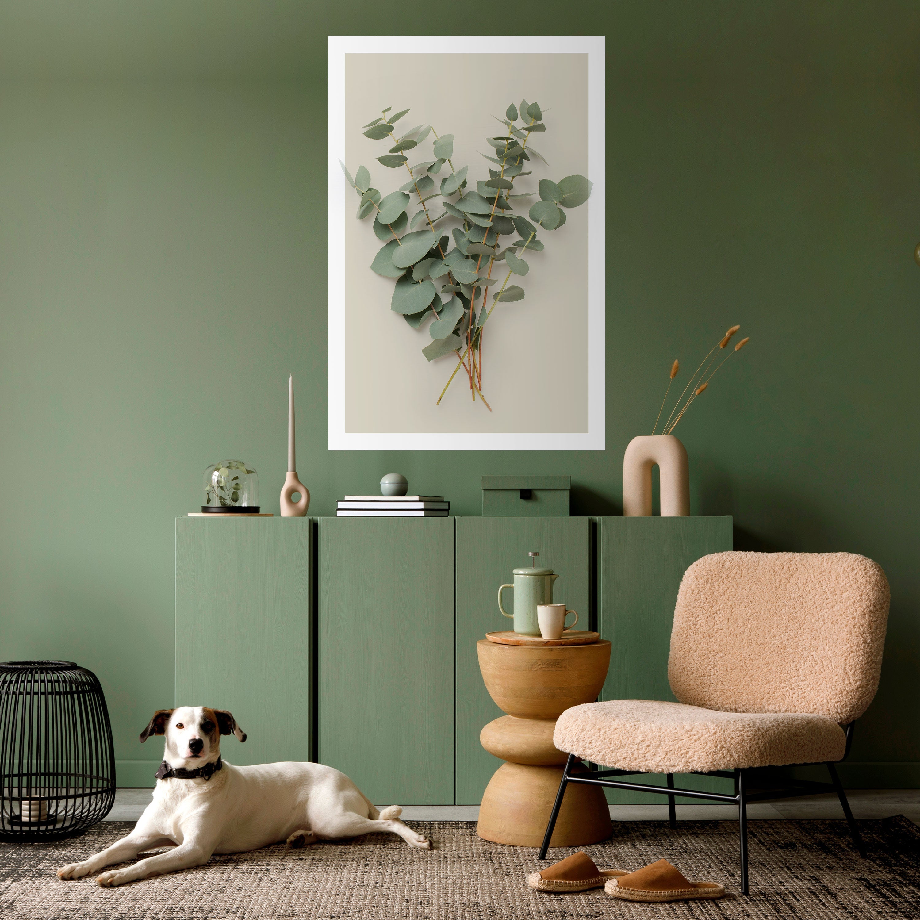 FOLIAGE FANTASIES Peel and Stick Vertical Poster