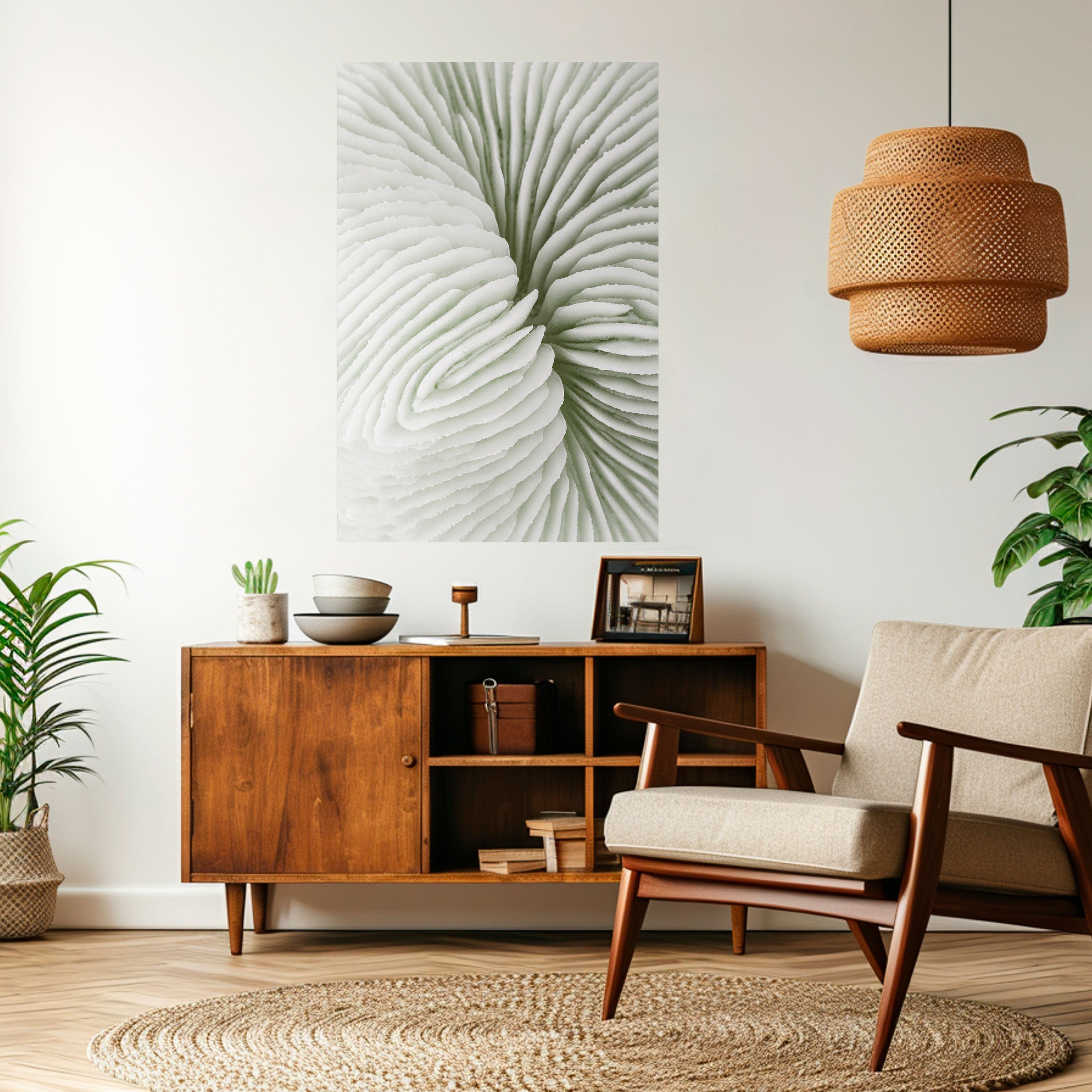 NATURE'S SYMMETRY Peel and Stick Vertical Poster