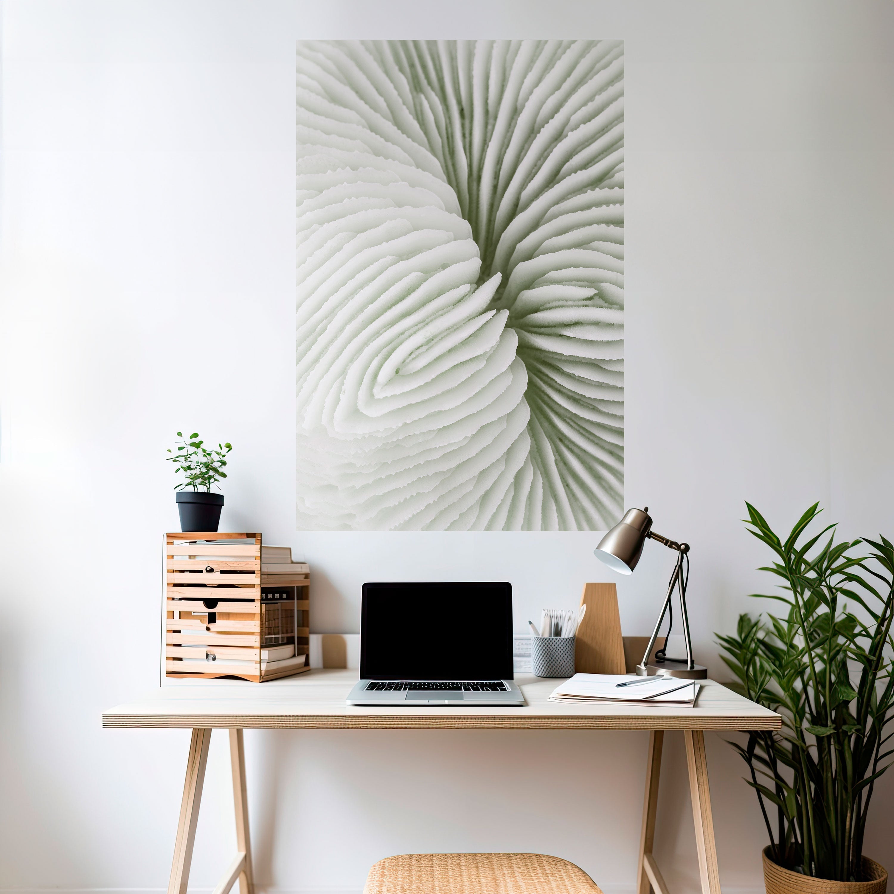 NATURE'S SYMMETRY Peel and Stick Vertical Poster