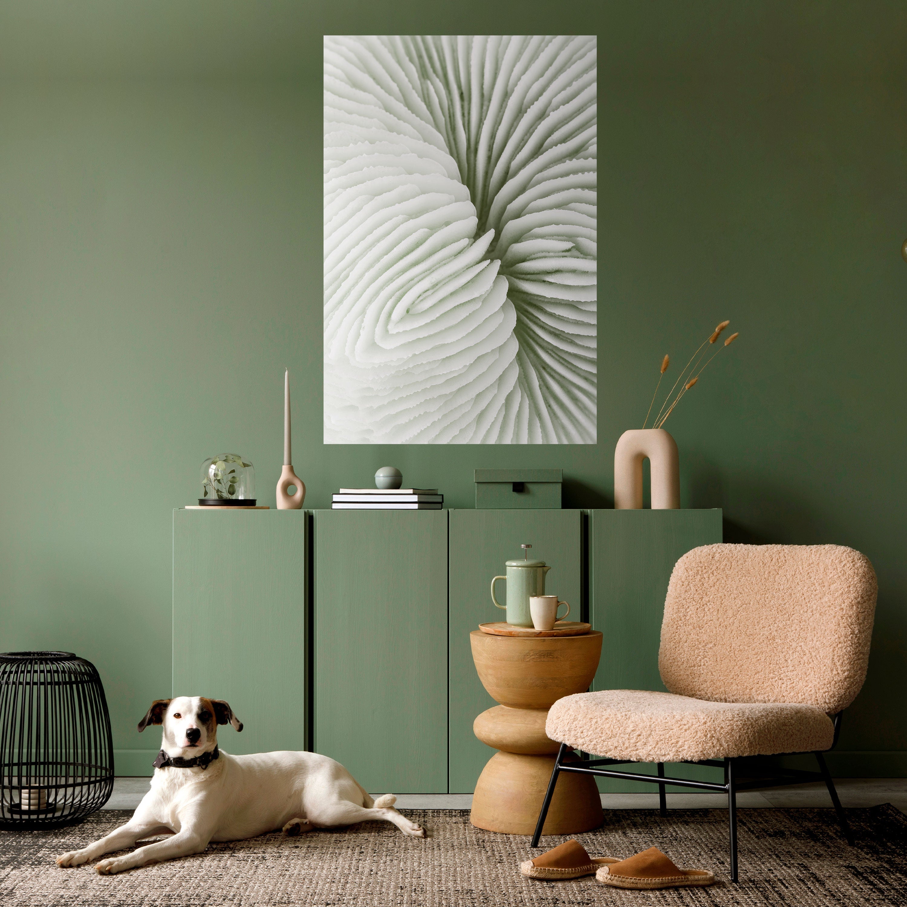 NATURE'S SYMMETRY Peel and Stick Vertical Poster