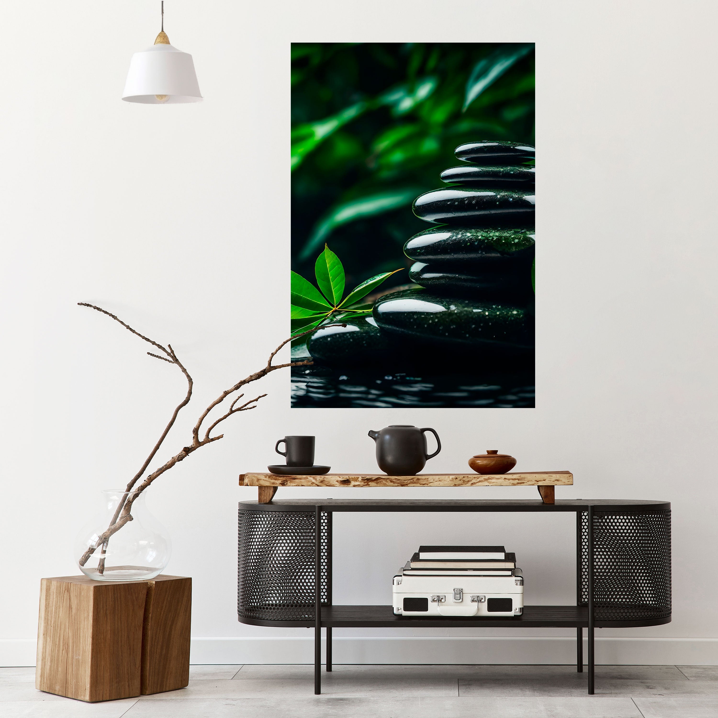 HARMONY STONES Peel and Stick Vertical Poster