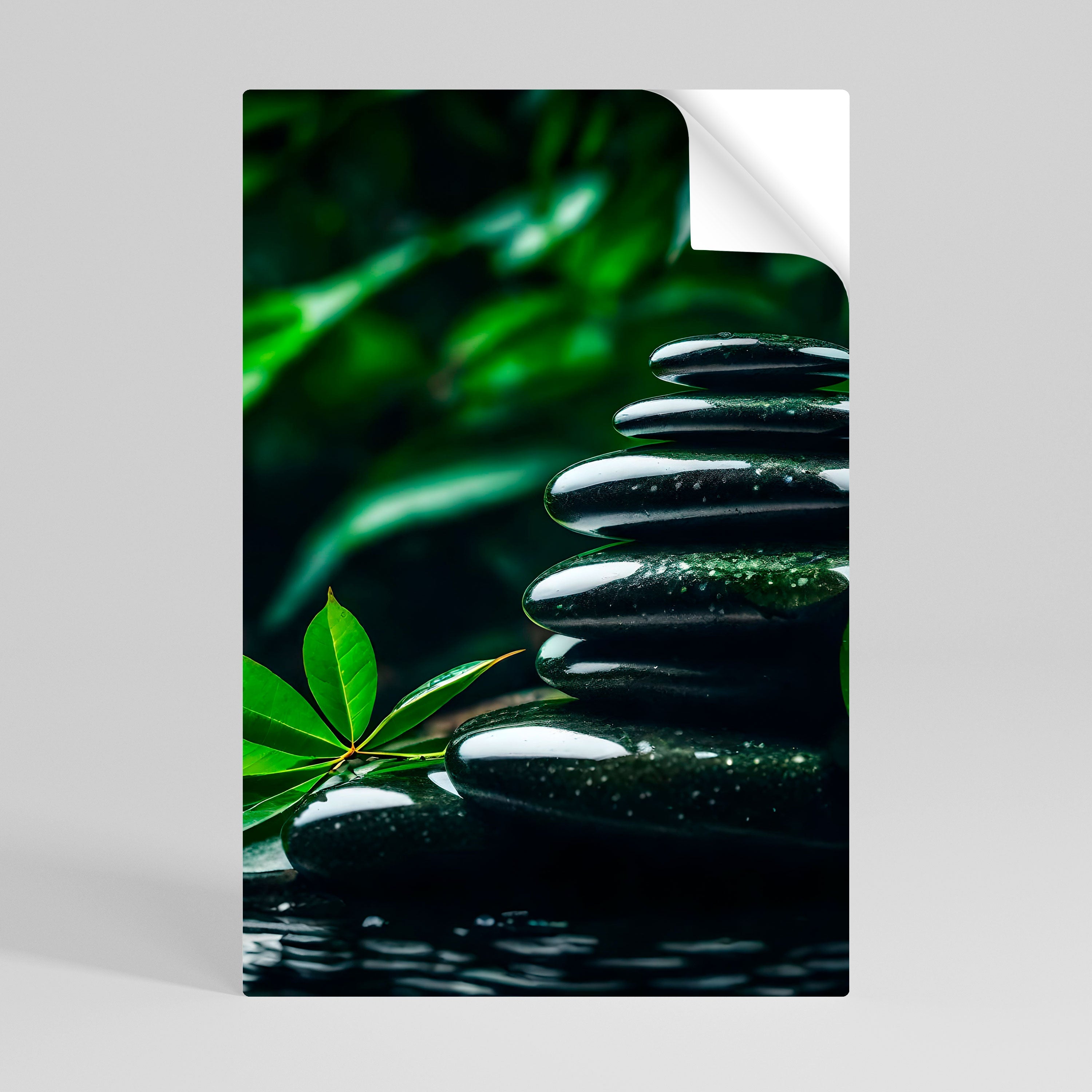 HARMONY STONES Peel and Stick Vertical Poster