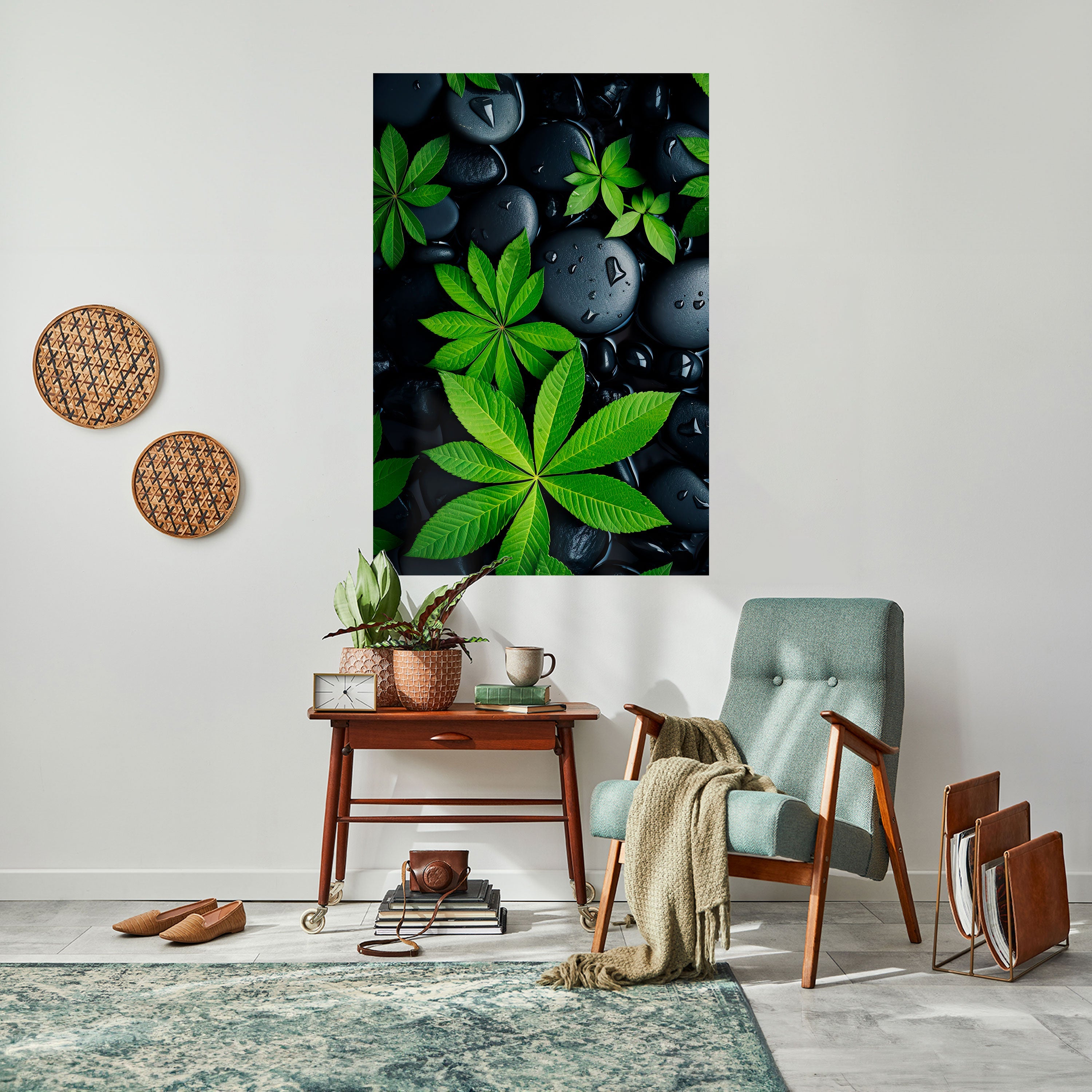 NATURE'S EMBRACE Peel and Stick Vertical Poster
