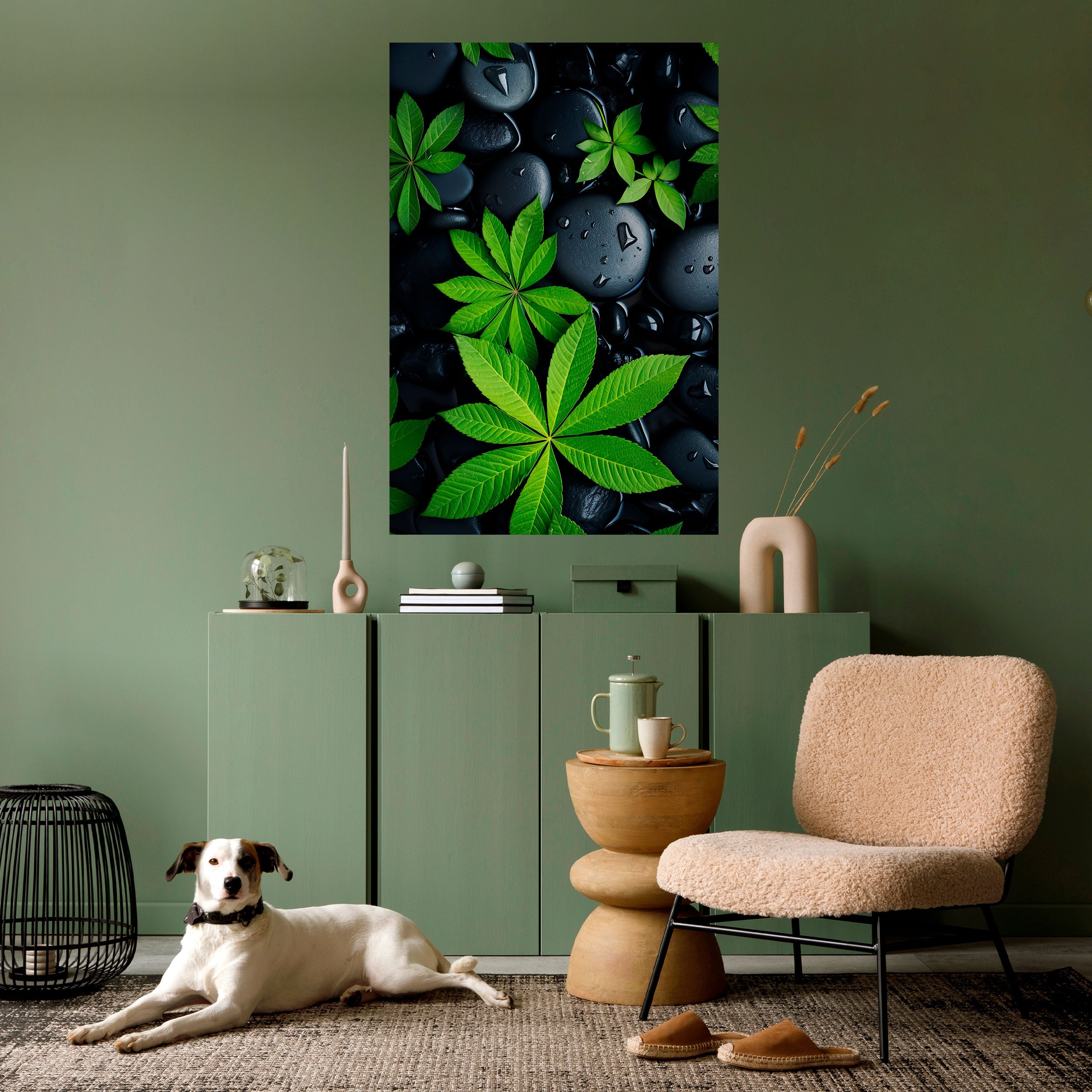 NATURE'S EMBRACE Peel and Stick Vertical Poster