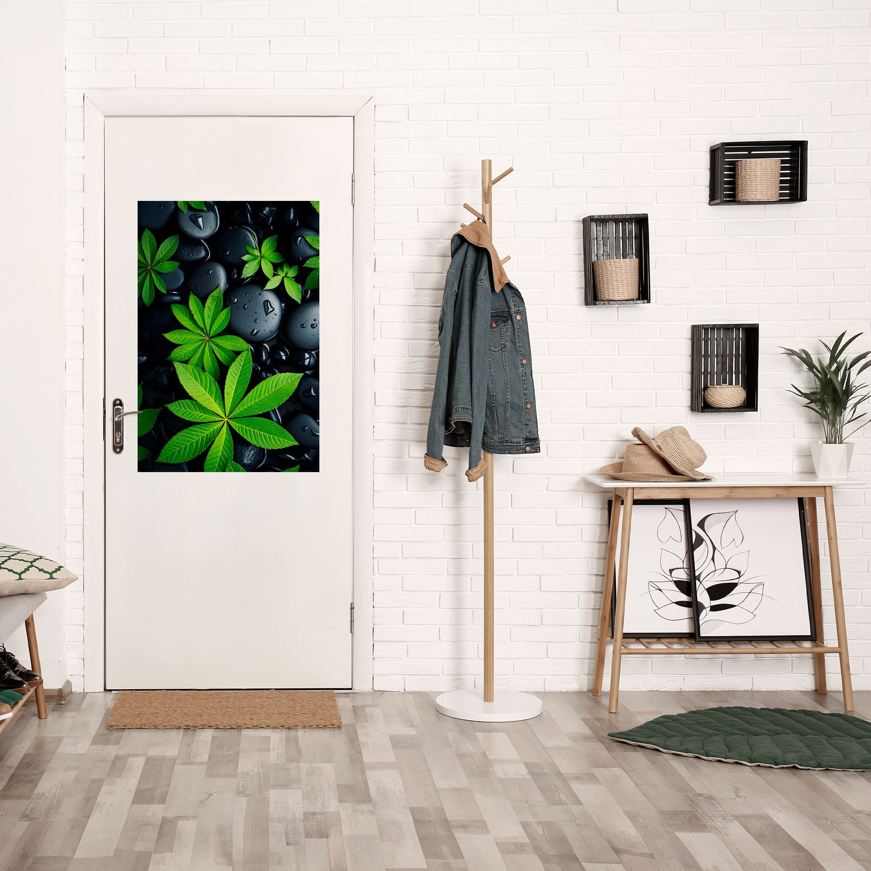 NATURE'S EMBRACE Peel and Stick Vertical Poster