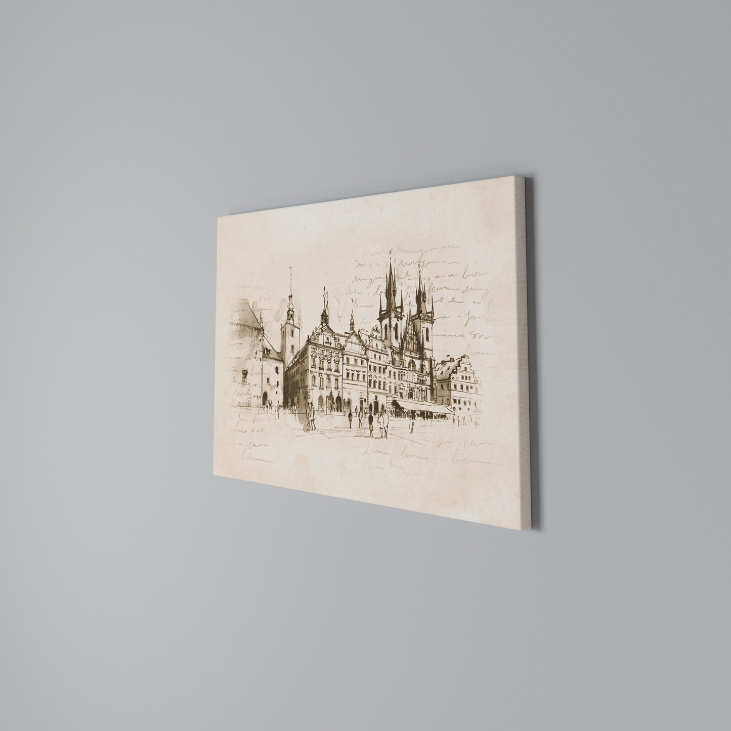 WHISPERS OF ARCHITECTURE Horizontal Canvas Print