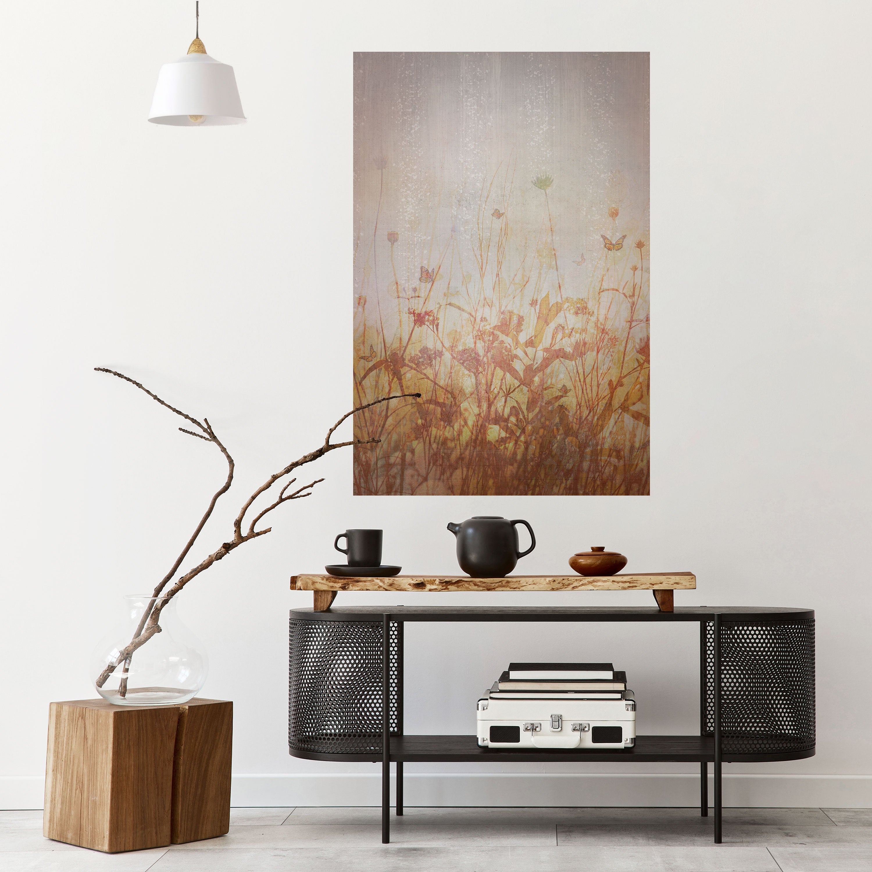 MEADOW BUTTERFLIES Peel and Stick Vertical Poster