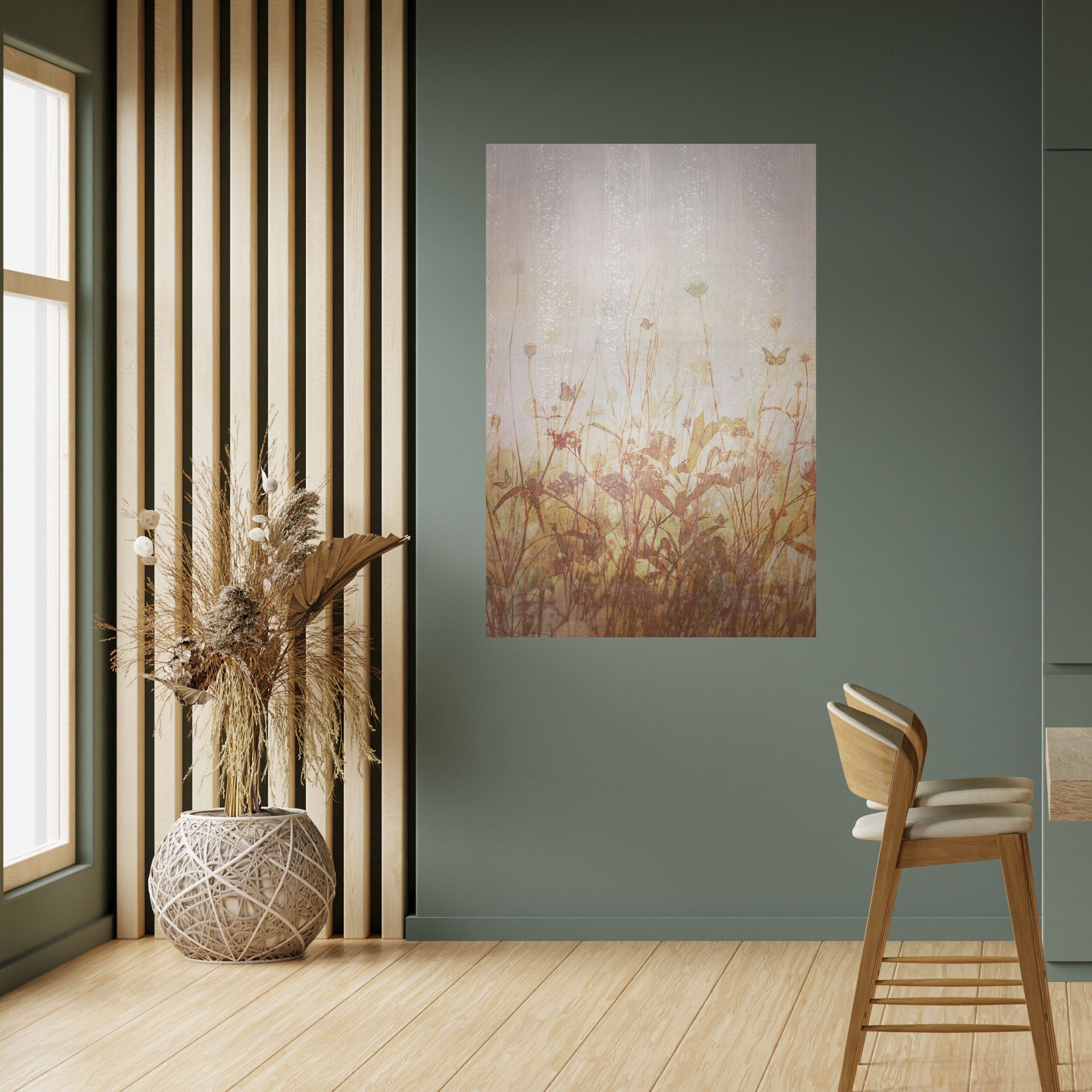 MEADOW BUTTERFLIES Peel and Stick Vertical Poster