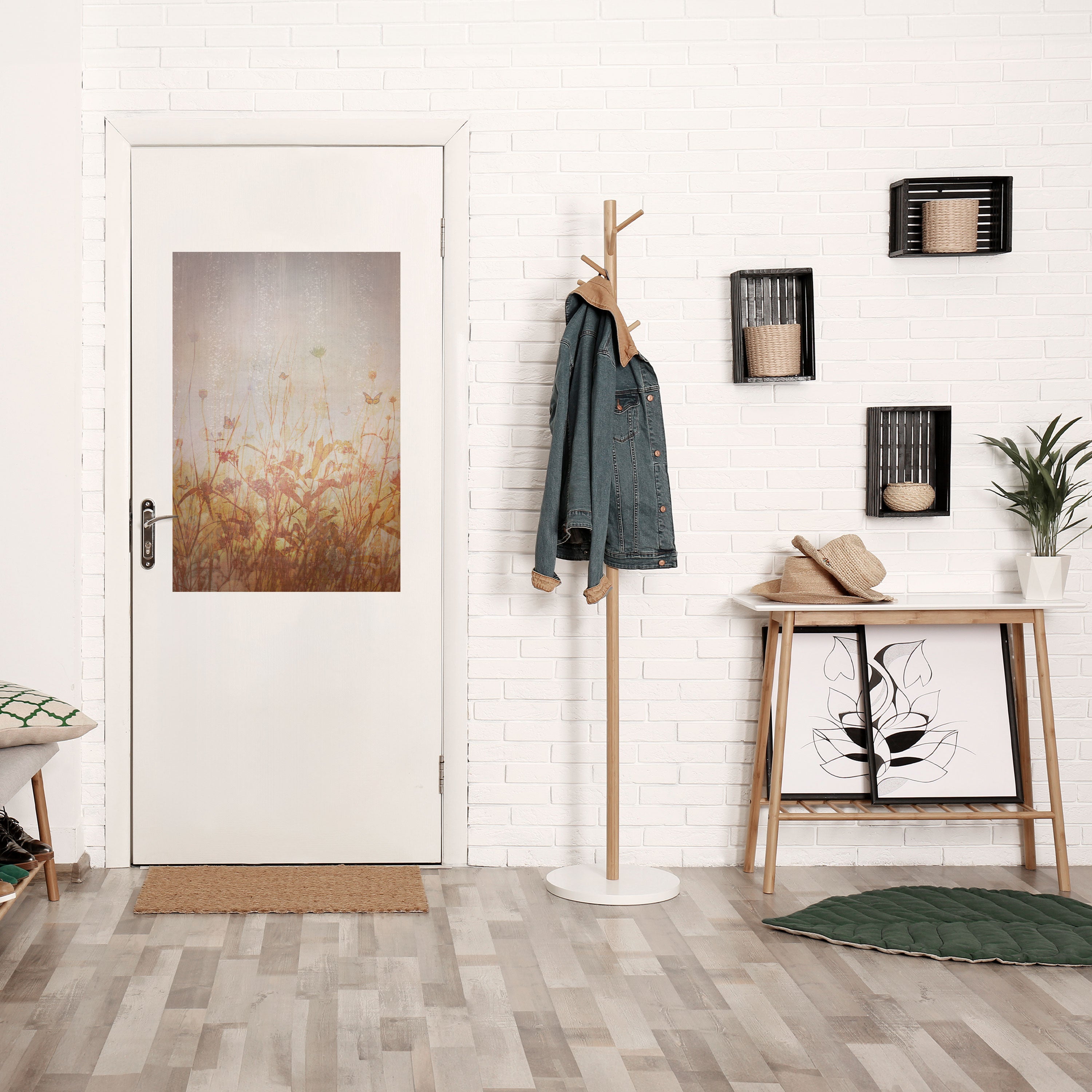 MEADOW BUTTERFLIES Peel and Stick Vertical Poster