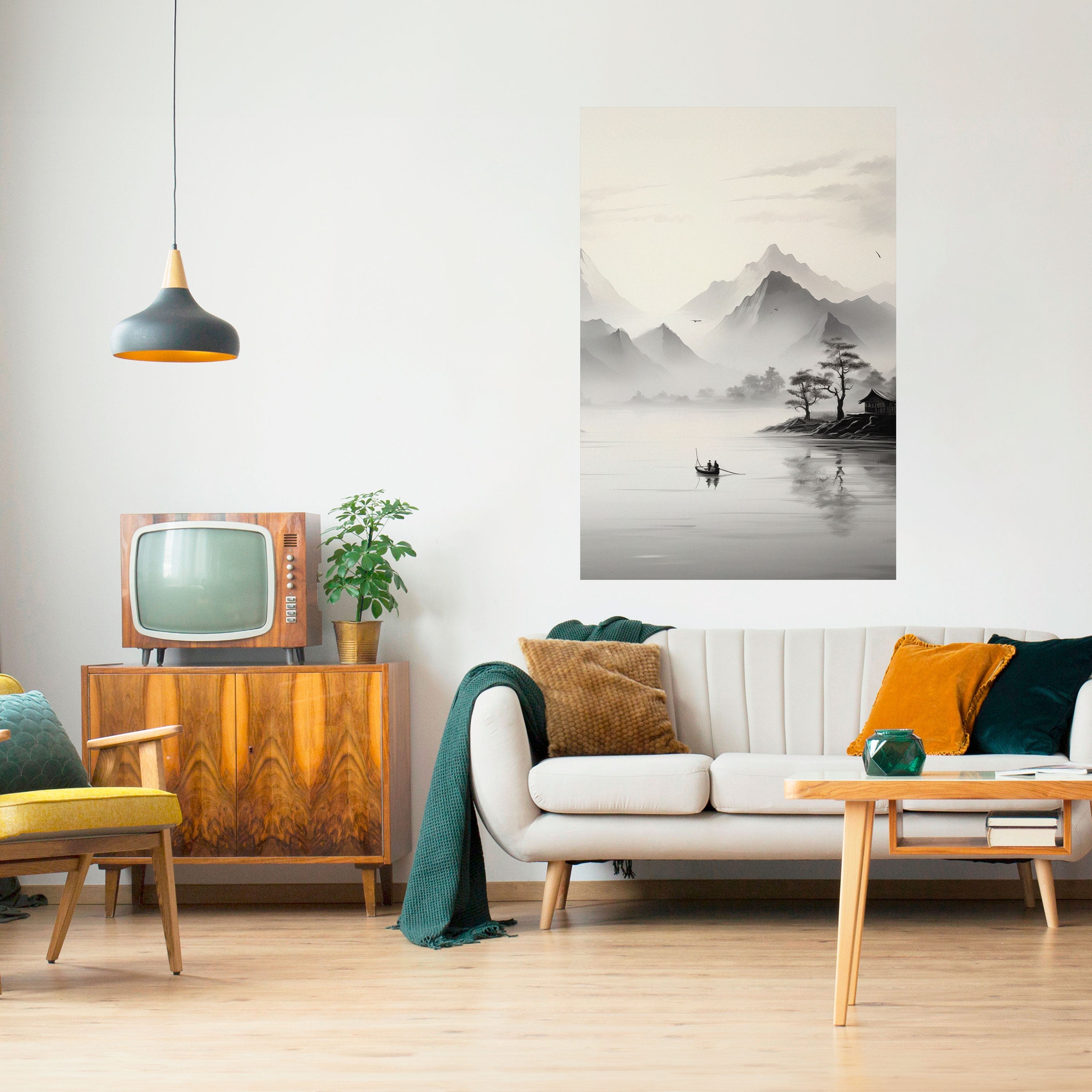 ASIAN VENTURE Peel and Stick Vertical Poster