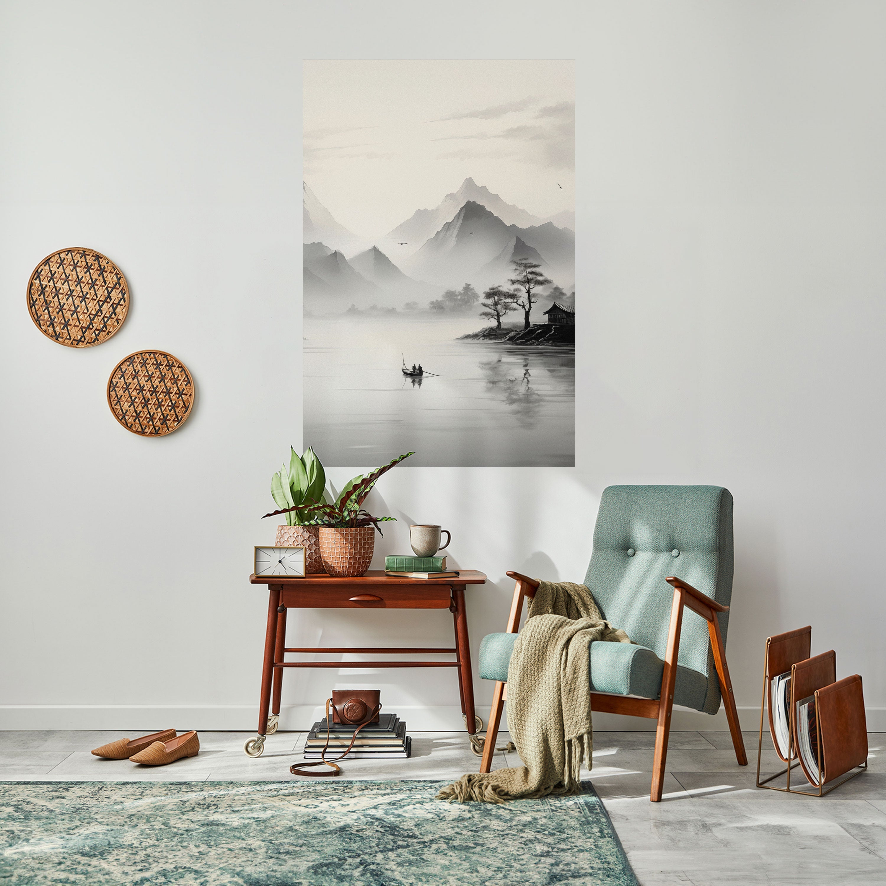 ASIAN VENTURE Peel and Stick Vertical Poster