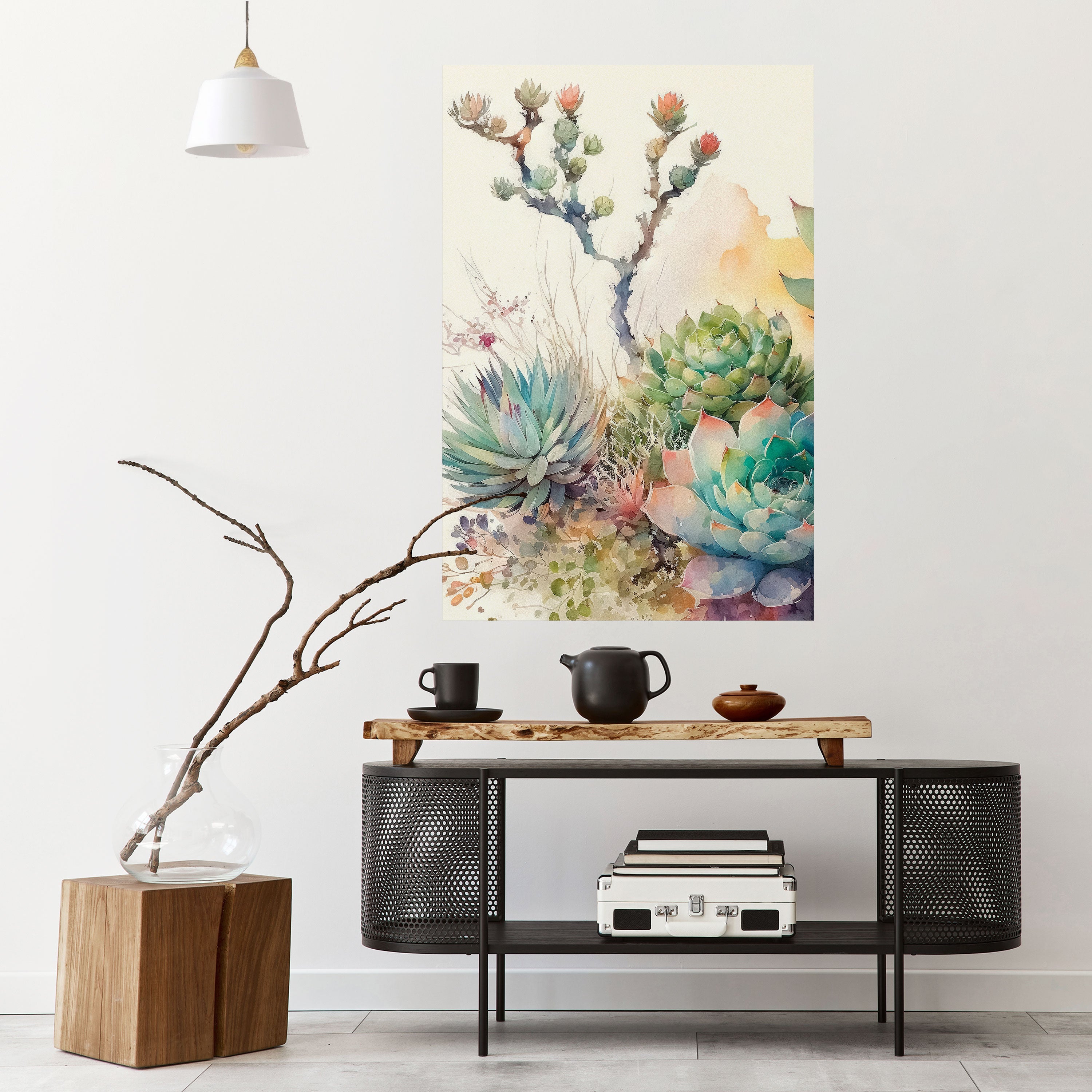 SECRET GARDEN Peel and Stick Vertical Poster