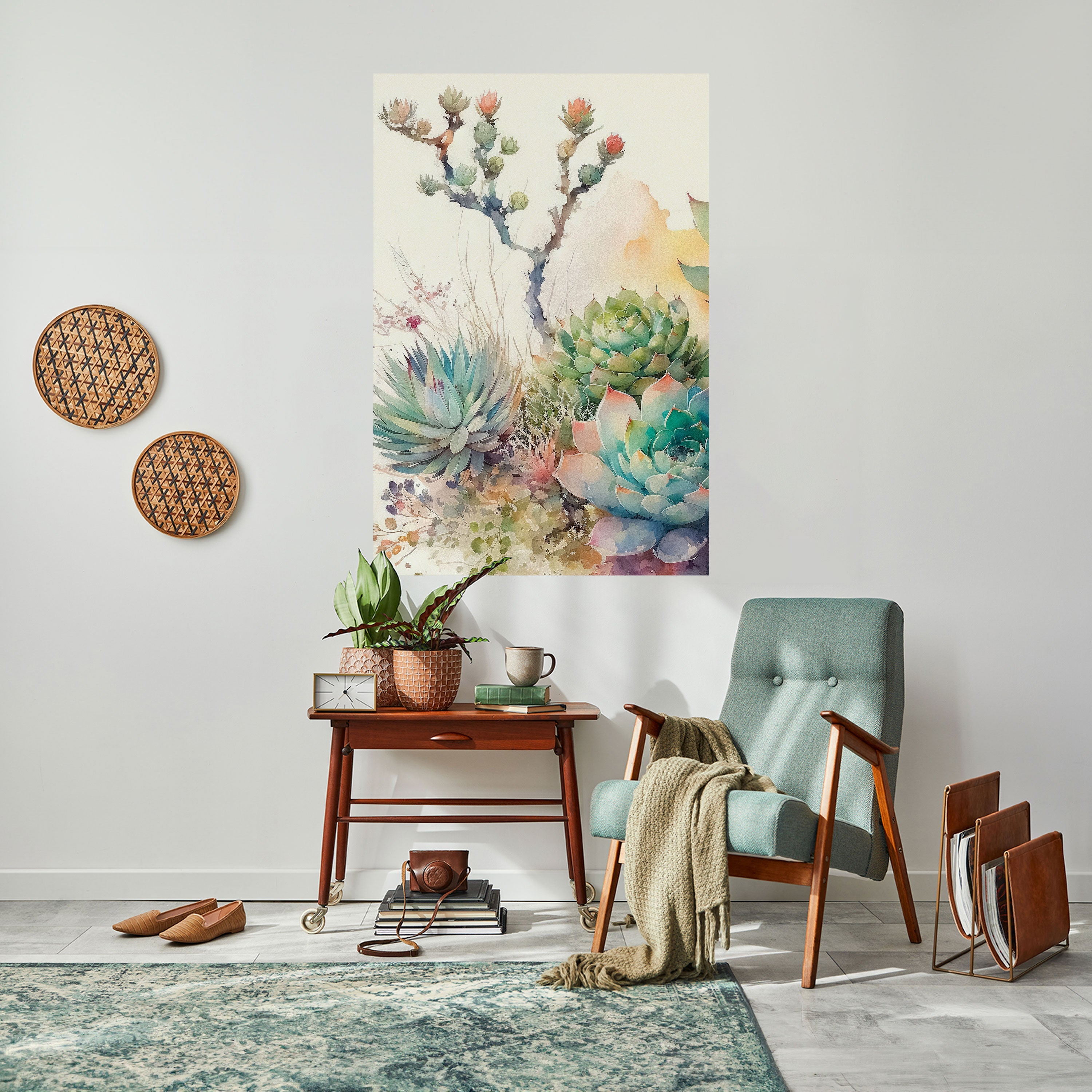 SECRET GARDEN Peel and Stick Vertical Poster