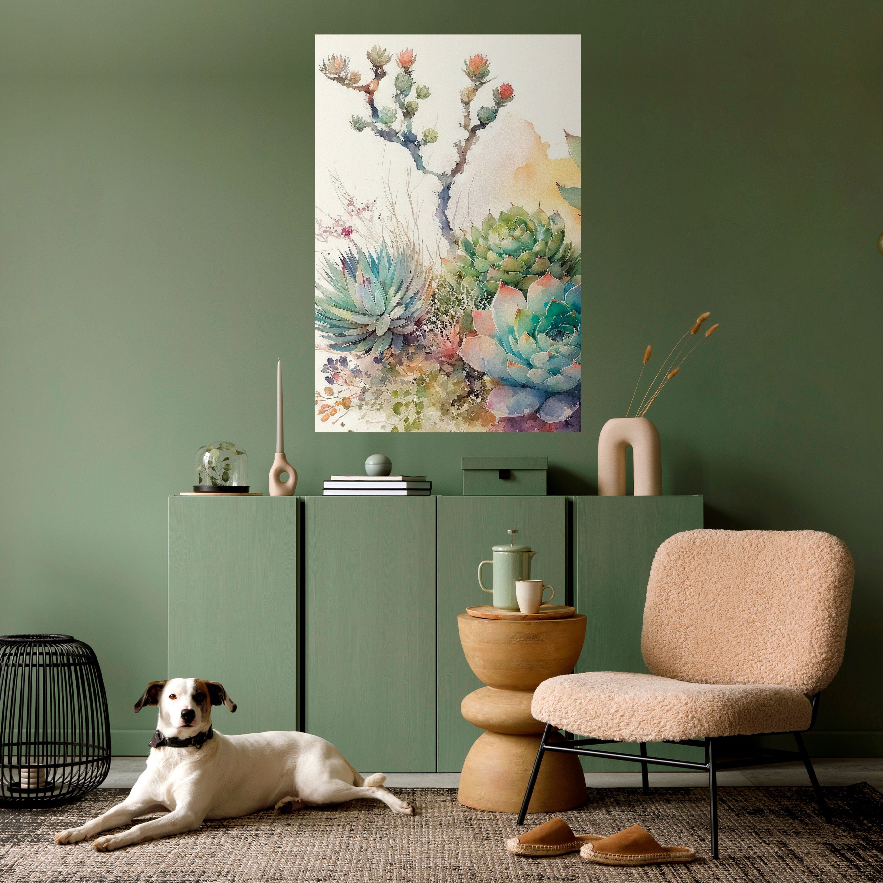 SECRET GARDEN Peel and Stick Vertical Poster