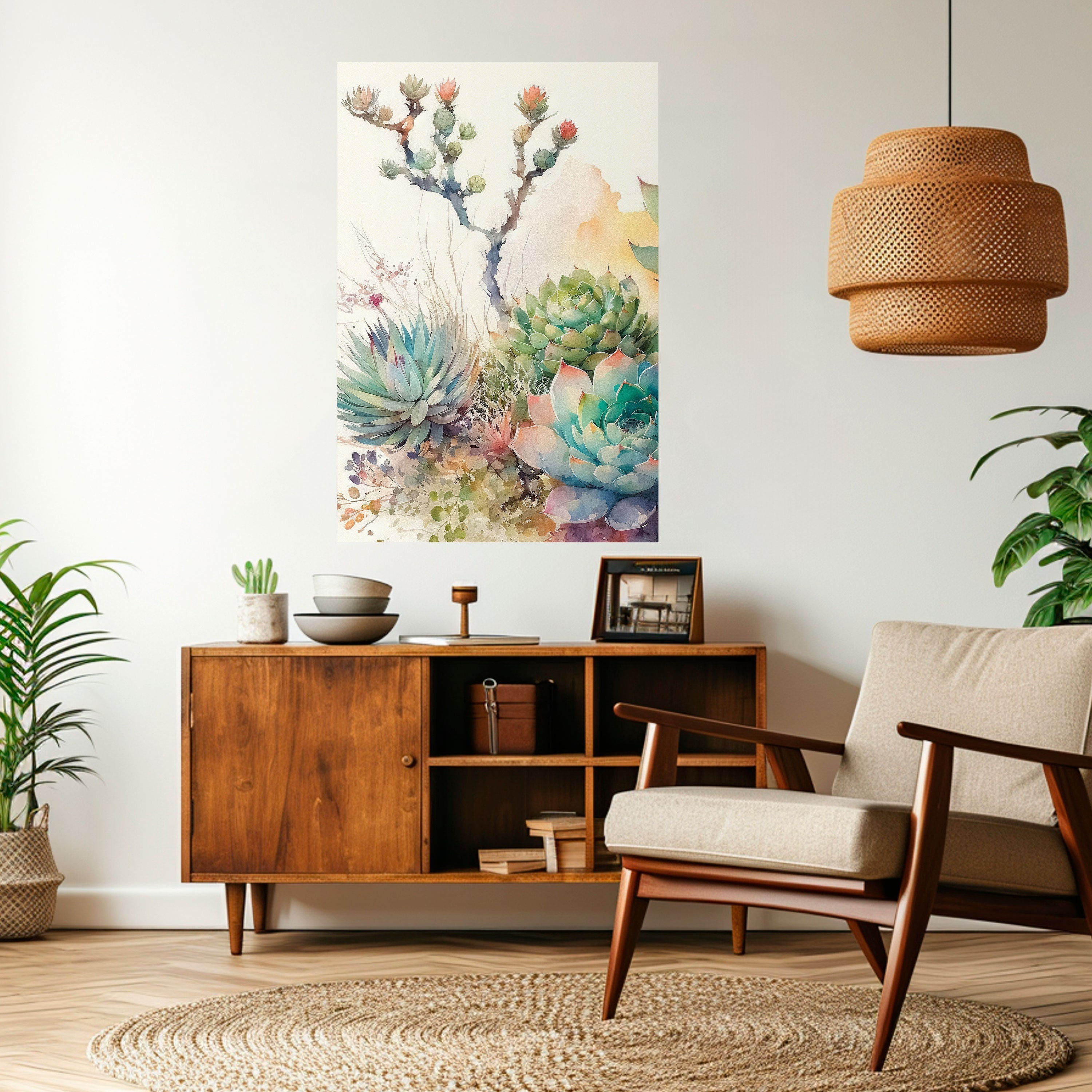 SECRET GARDEN Peel and Stick Vertical Poster