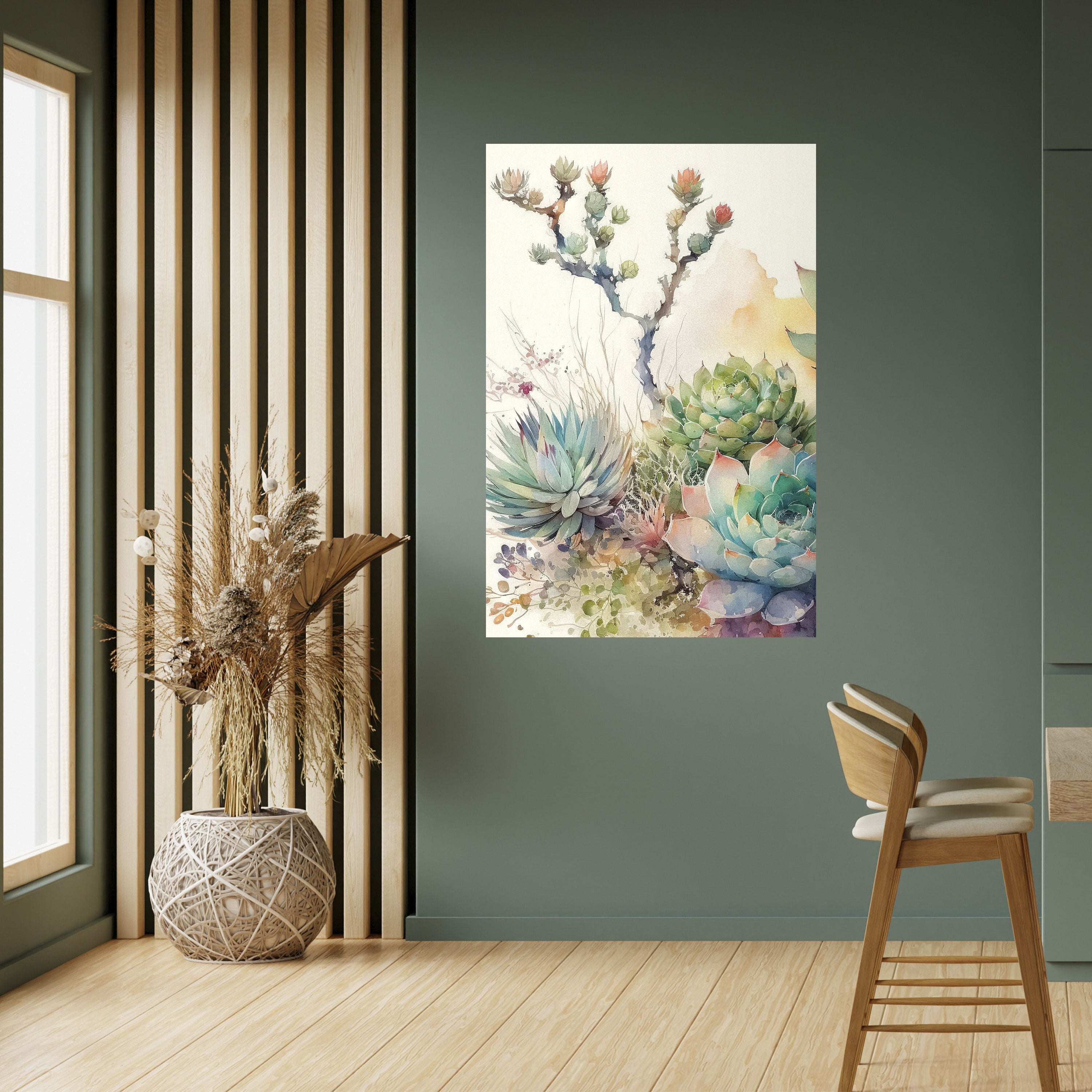 SECRET GARDEN Peel and Stick Vertical Poster