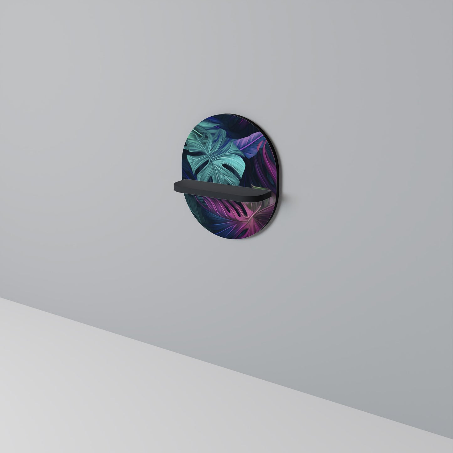 PSYCHODELIC MONSTERA Dekoratives Wandregal