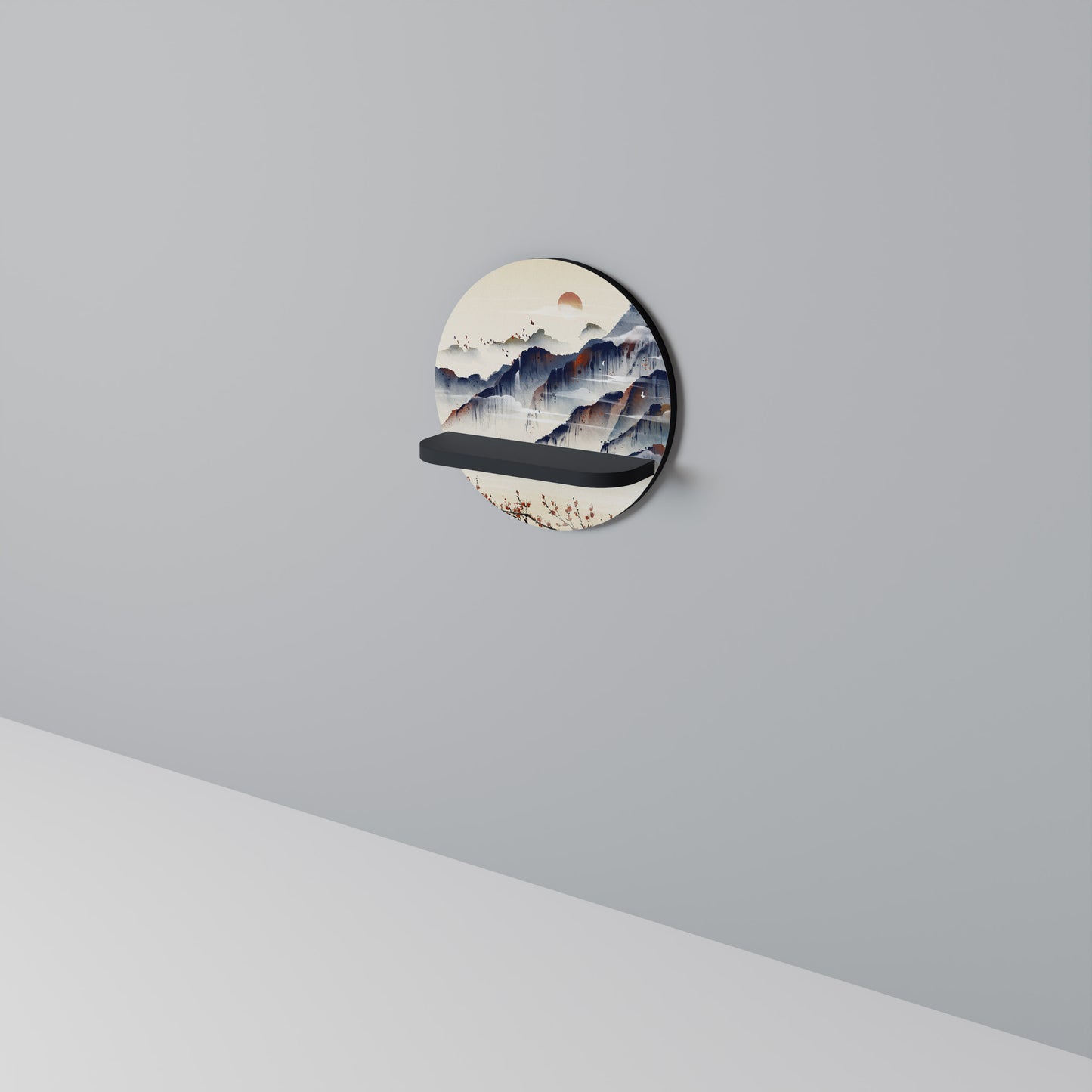 JAPANESE LANDSCAPE Dekoratives Wandregal