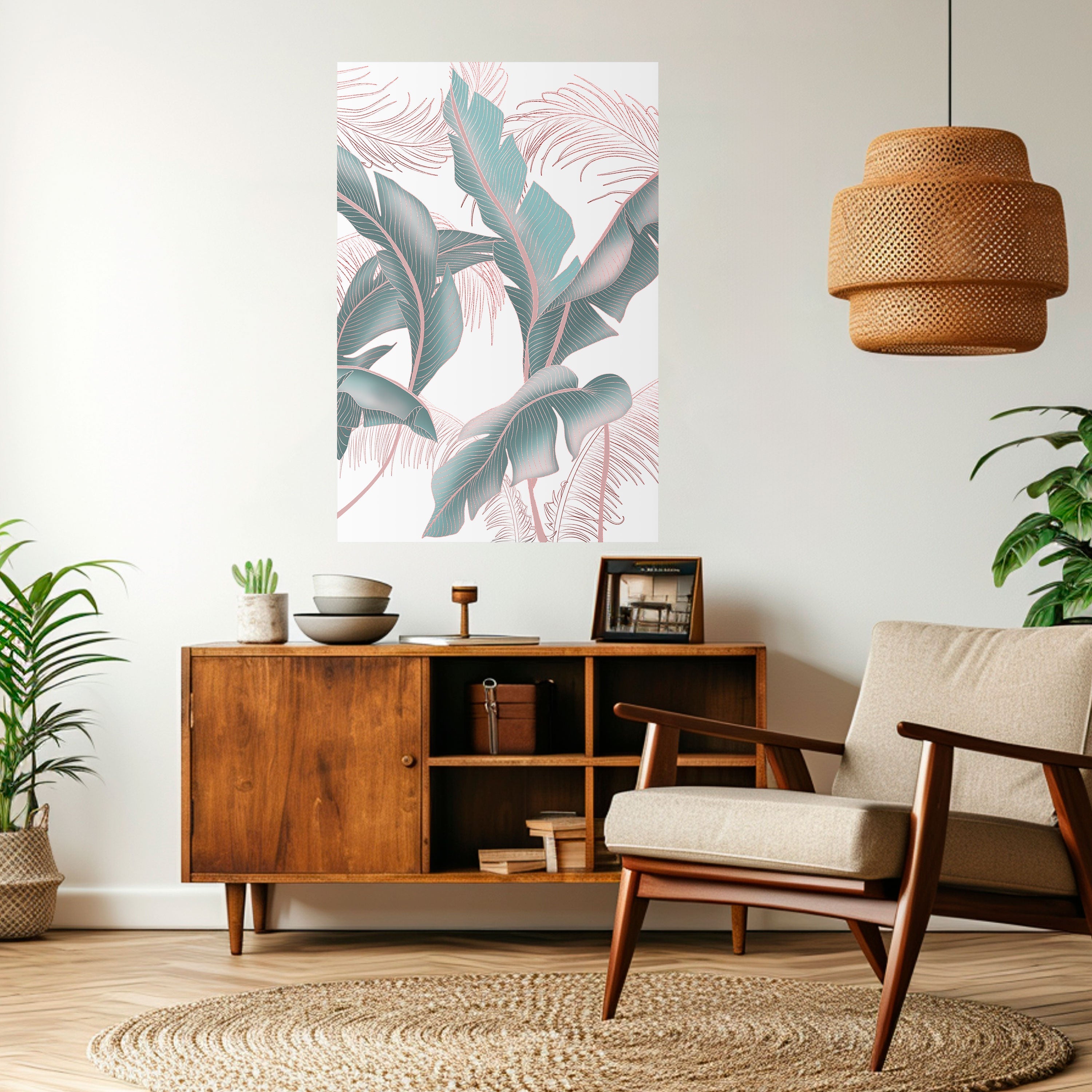DELICATE BLISS Peel and Stick Vertical Poster