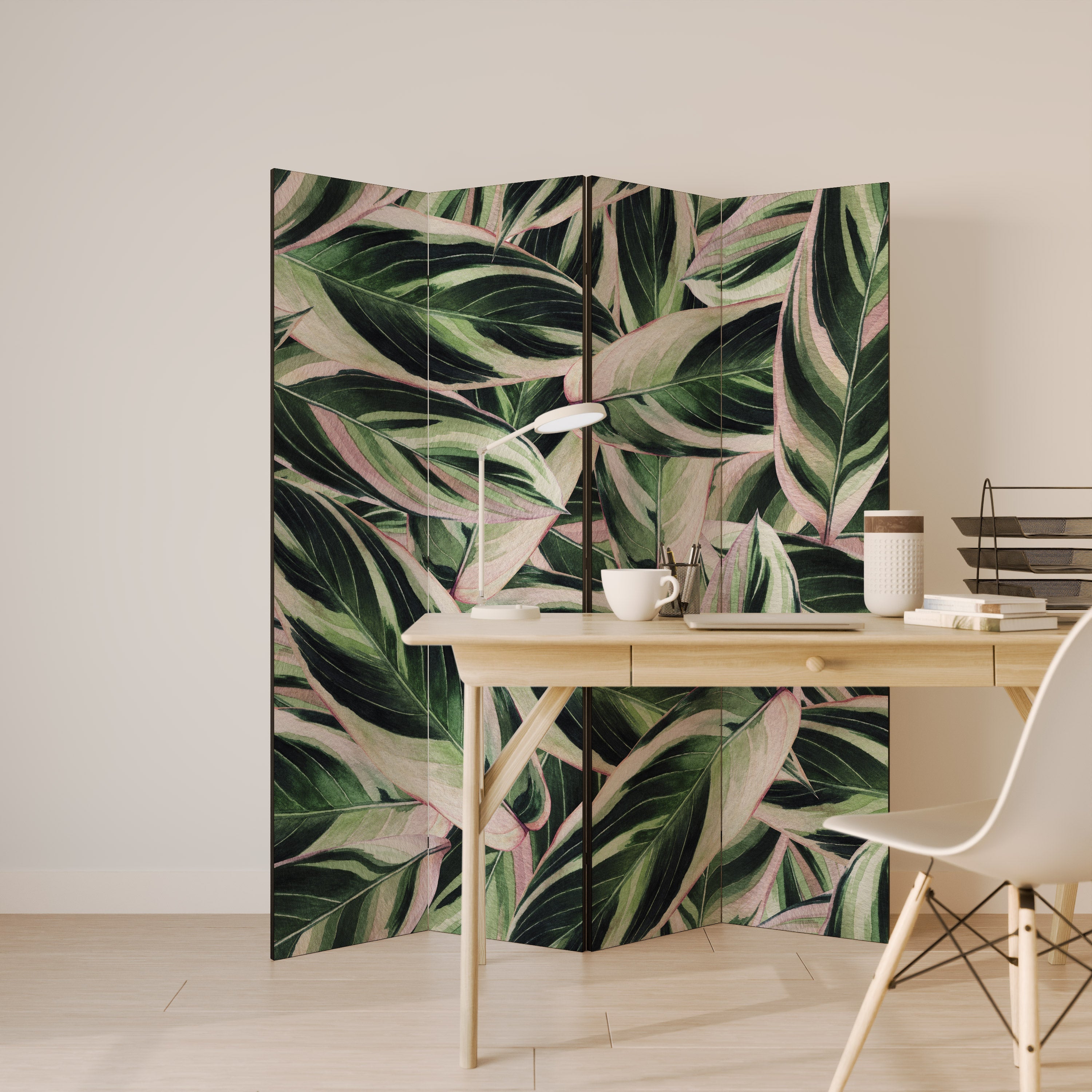 EERIE STROMANTHE Dekorativer 4-teiliger Raumteiler