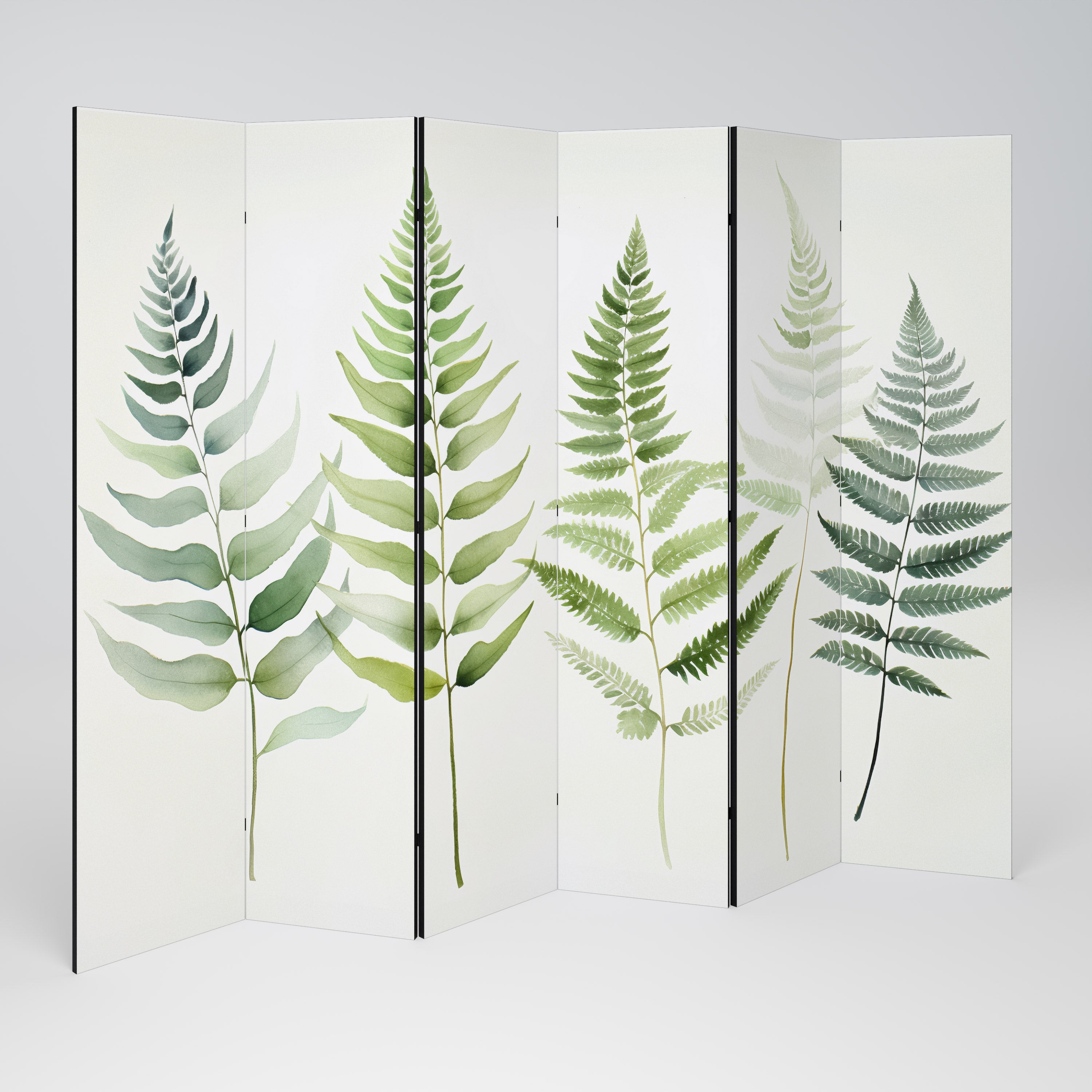 FERN MAJESTY Dekorativer 6-teiliger Raumteiler