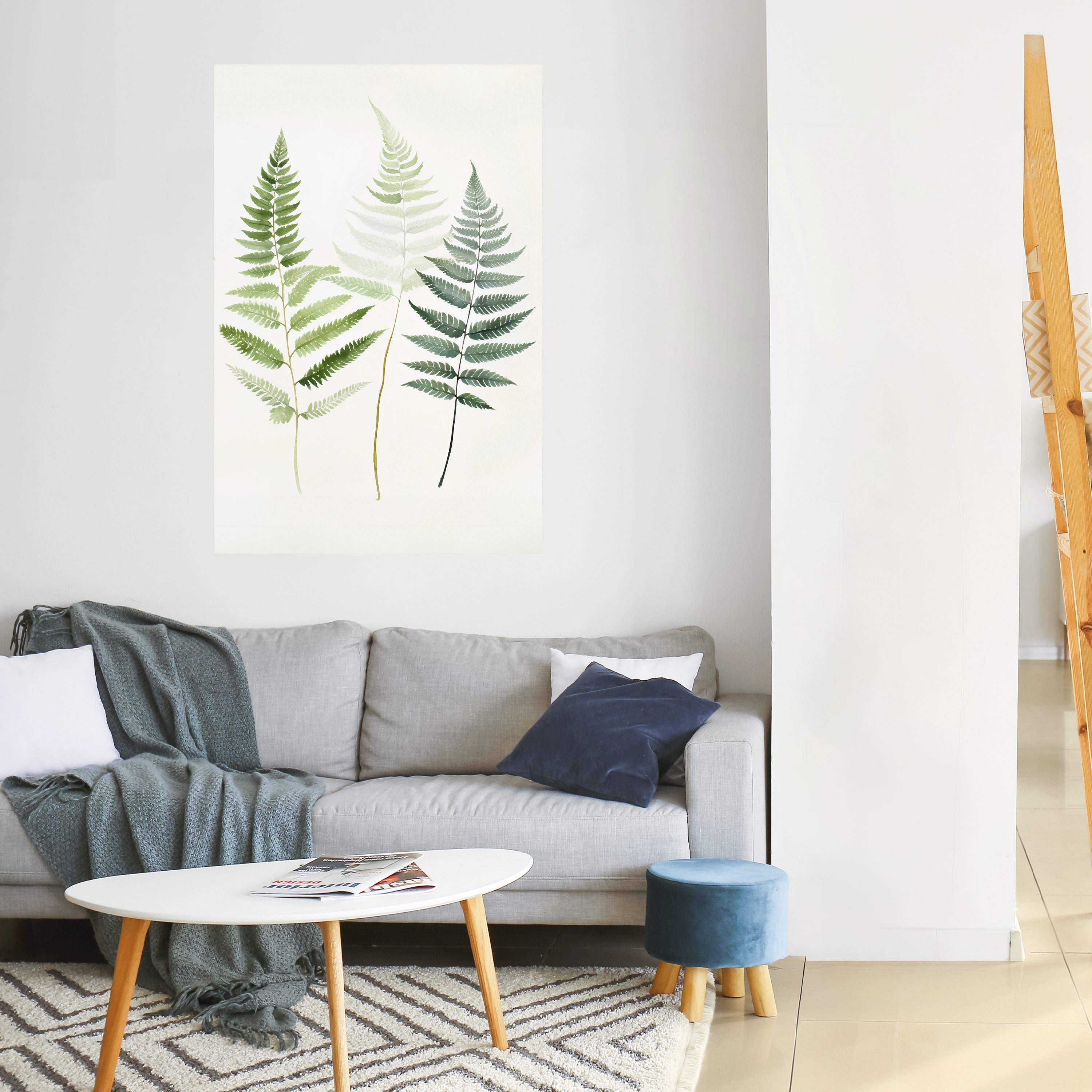 FERN MAJESTY Peel and Stick Vertical Poster