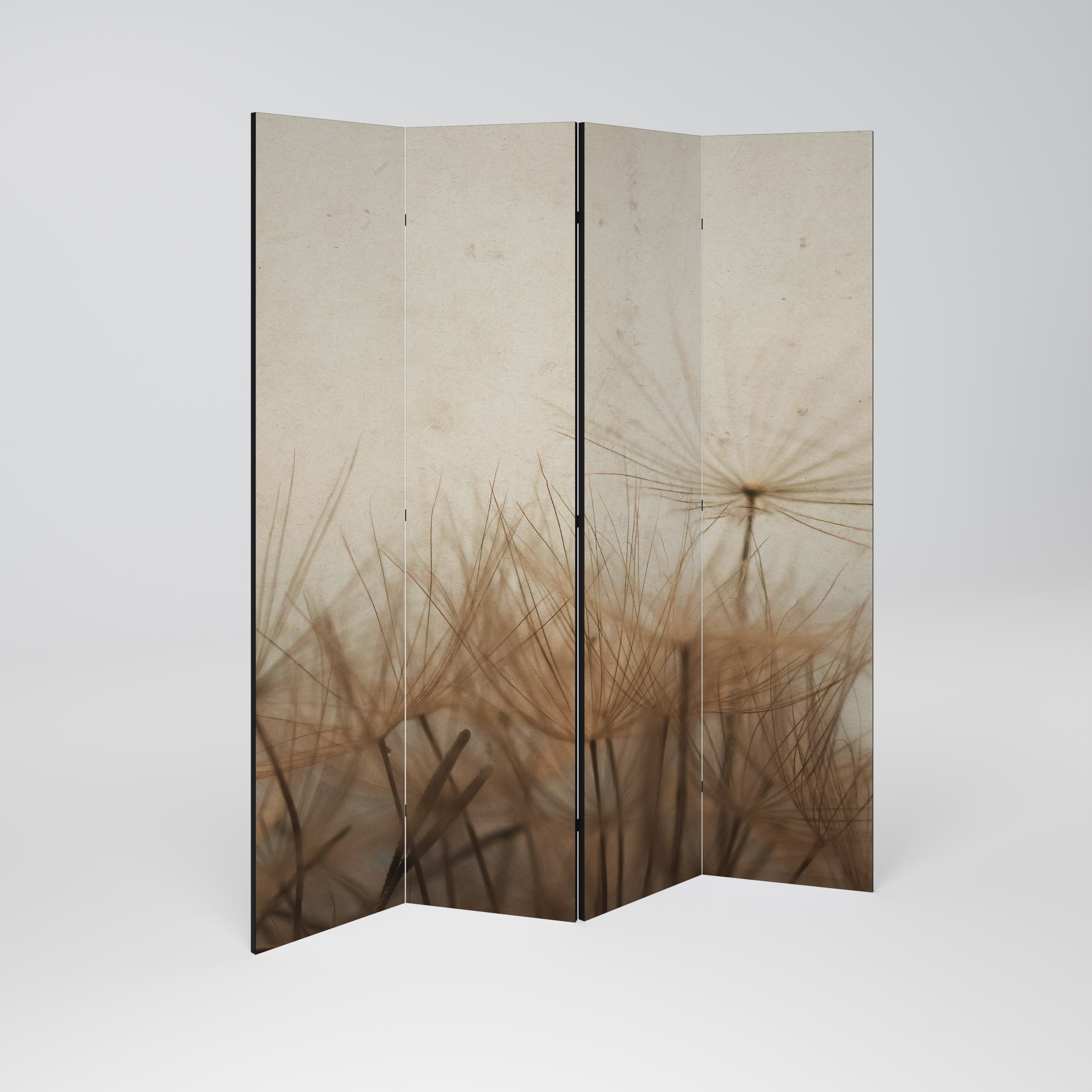 EARTH BREATH Dekorativer 4-teiliger Raumteiler