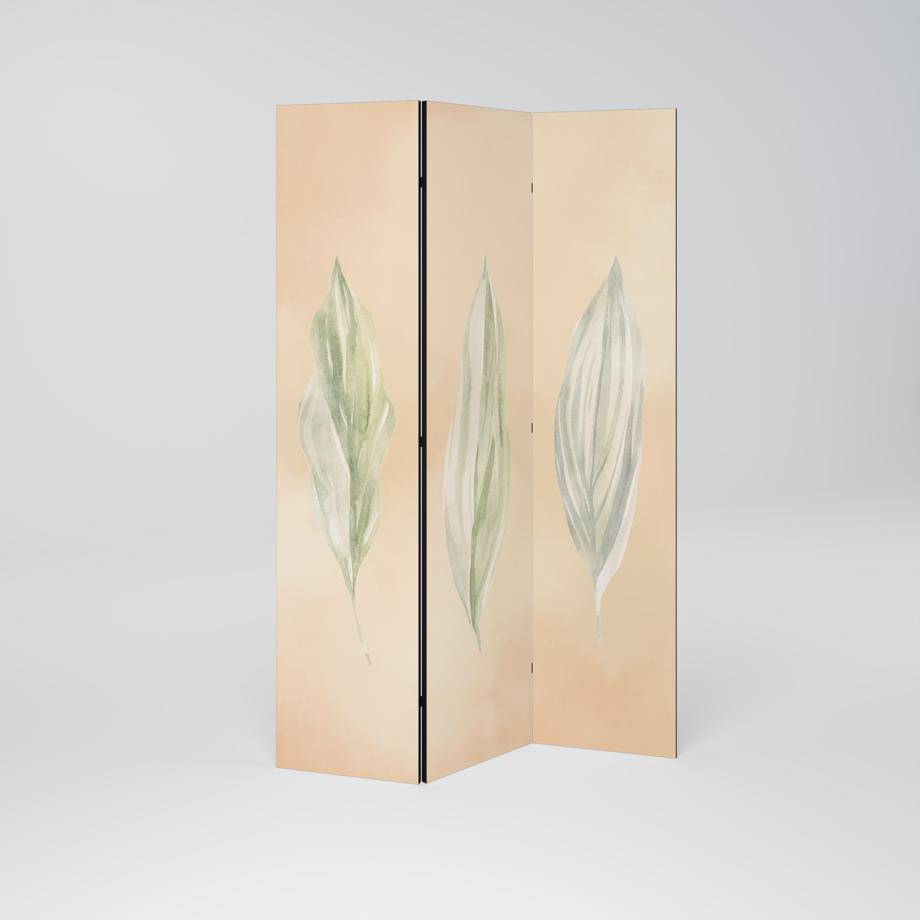 LEAFY HARMONY Dekorativer 3-teiliger Raumteiler