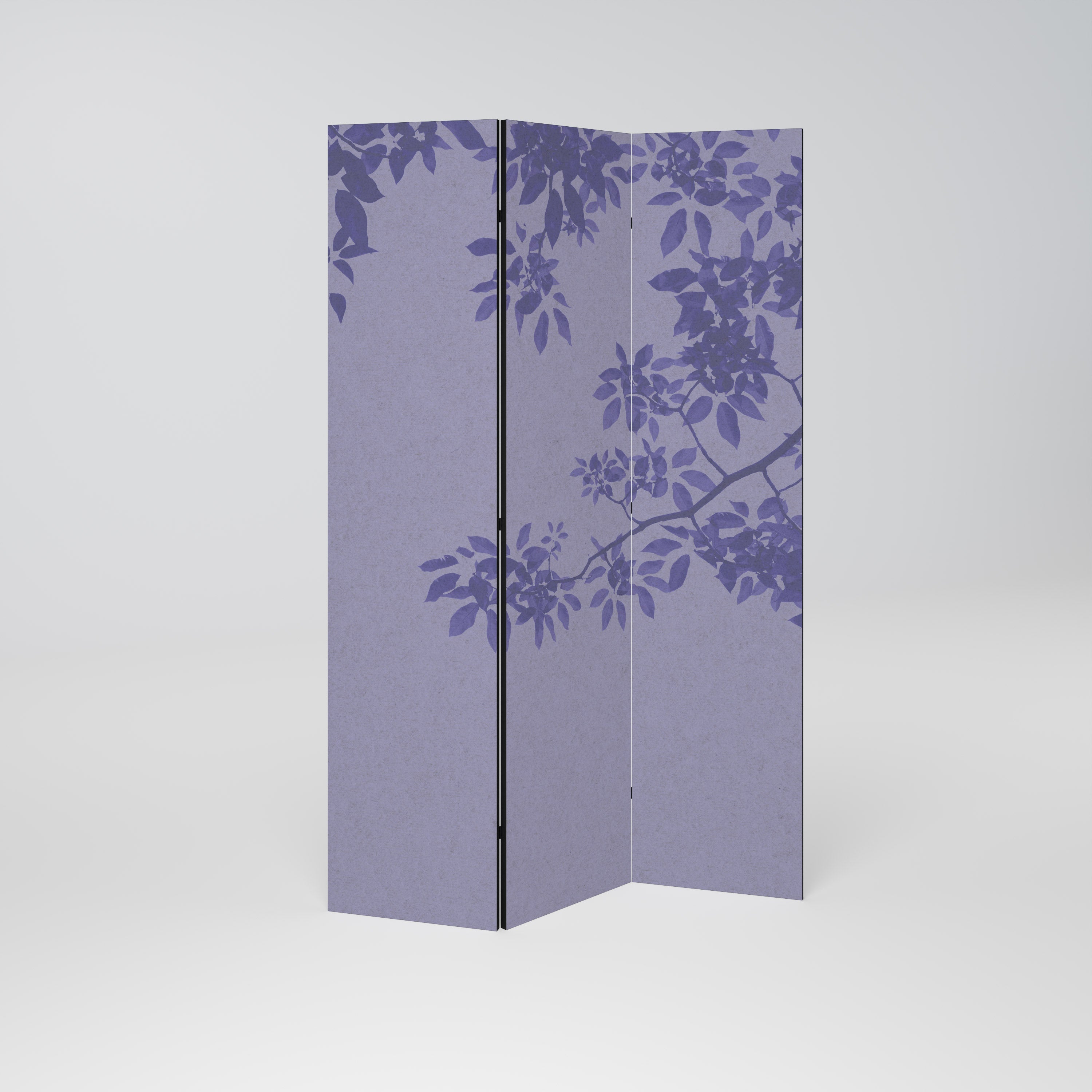 ELEGANT LEAFY VEIL Dekorativer 3-teiliger Raumteiler