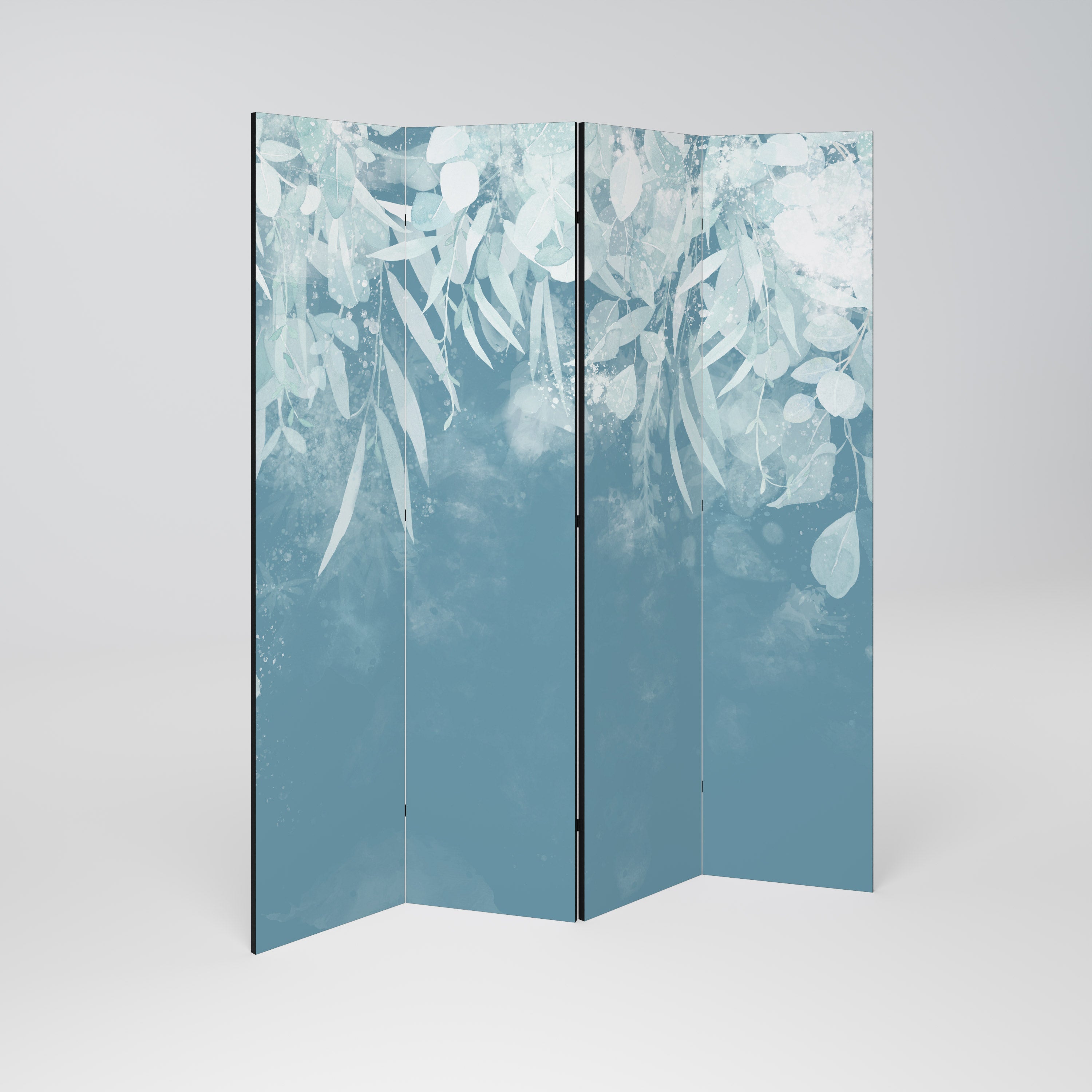 ELEGANT NATURES EMBRACE Dekorativer 4-teiliger Raumteiler