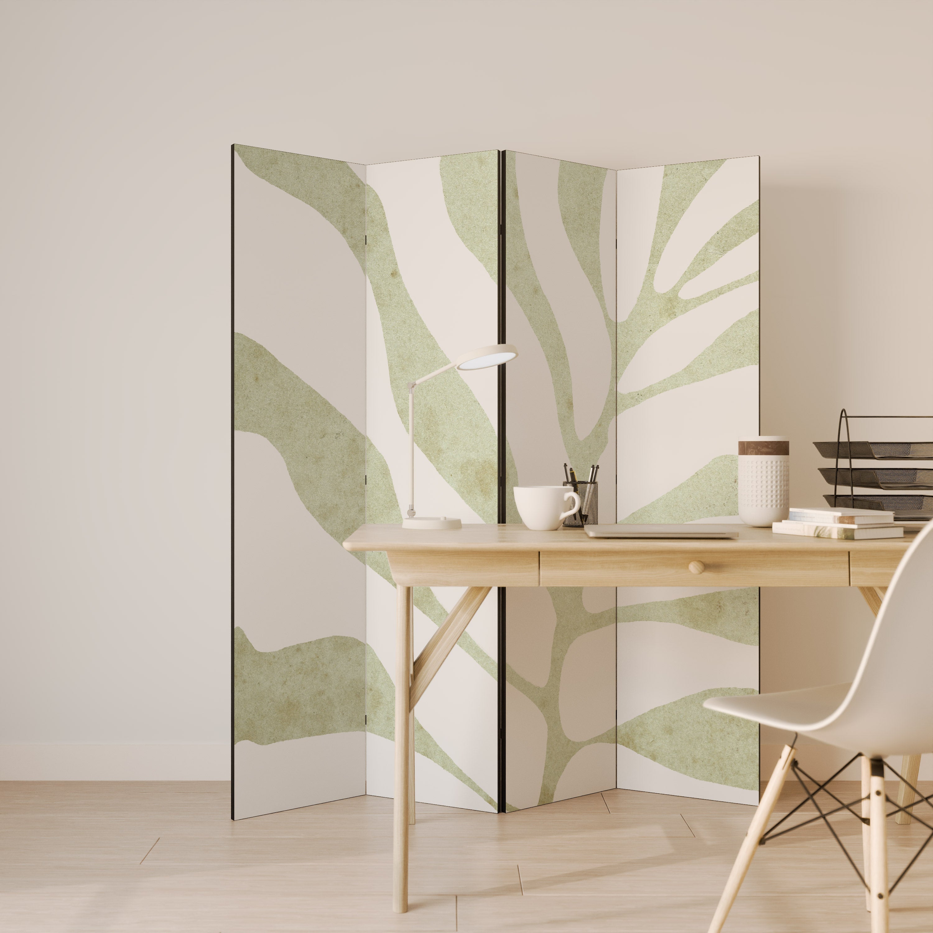 BOTANICAL SPARK Dekorativer 4-teiliger Raumteiler