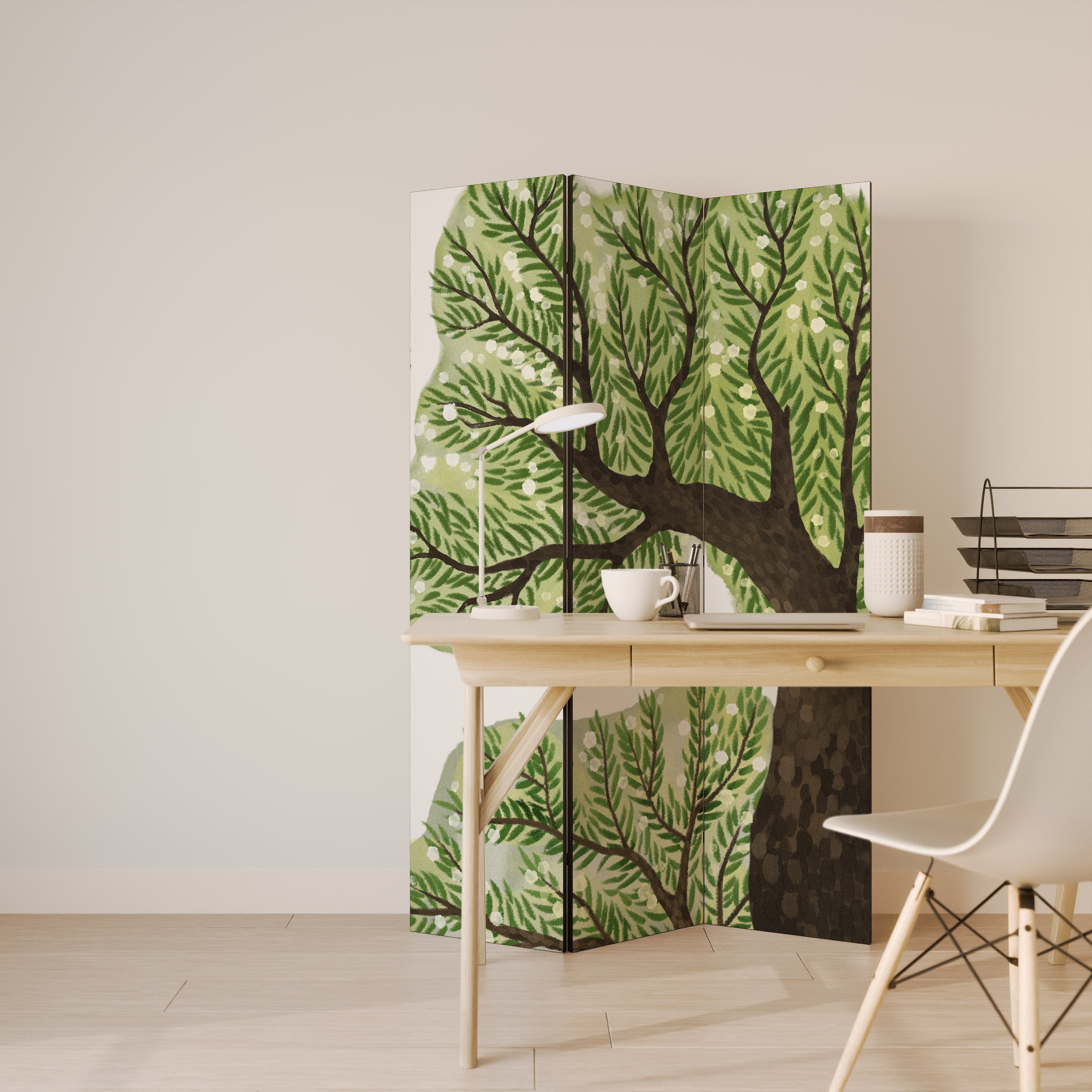 WILDERNESS DASH Decorative 3-Panel Room Divider