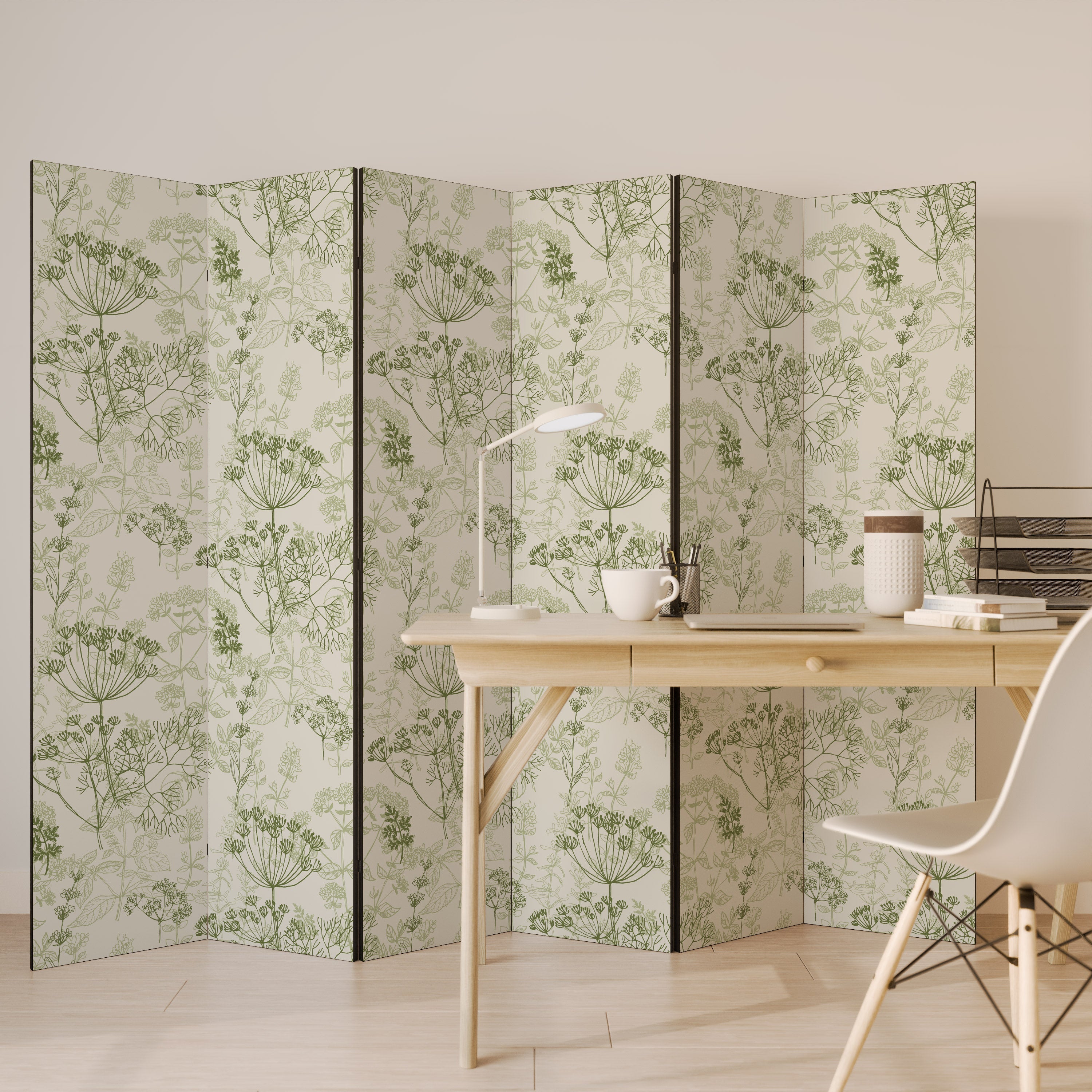 FENNEL BALDACHIN Dekorativer 6-teiliger Raumteiler