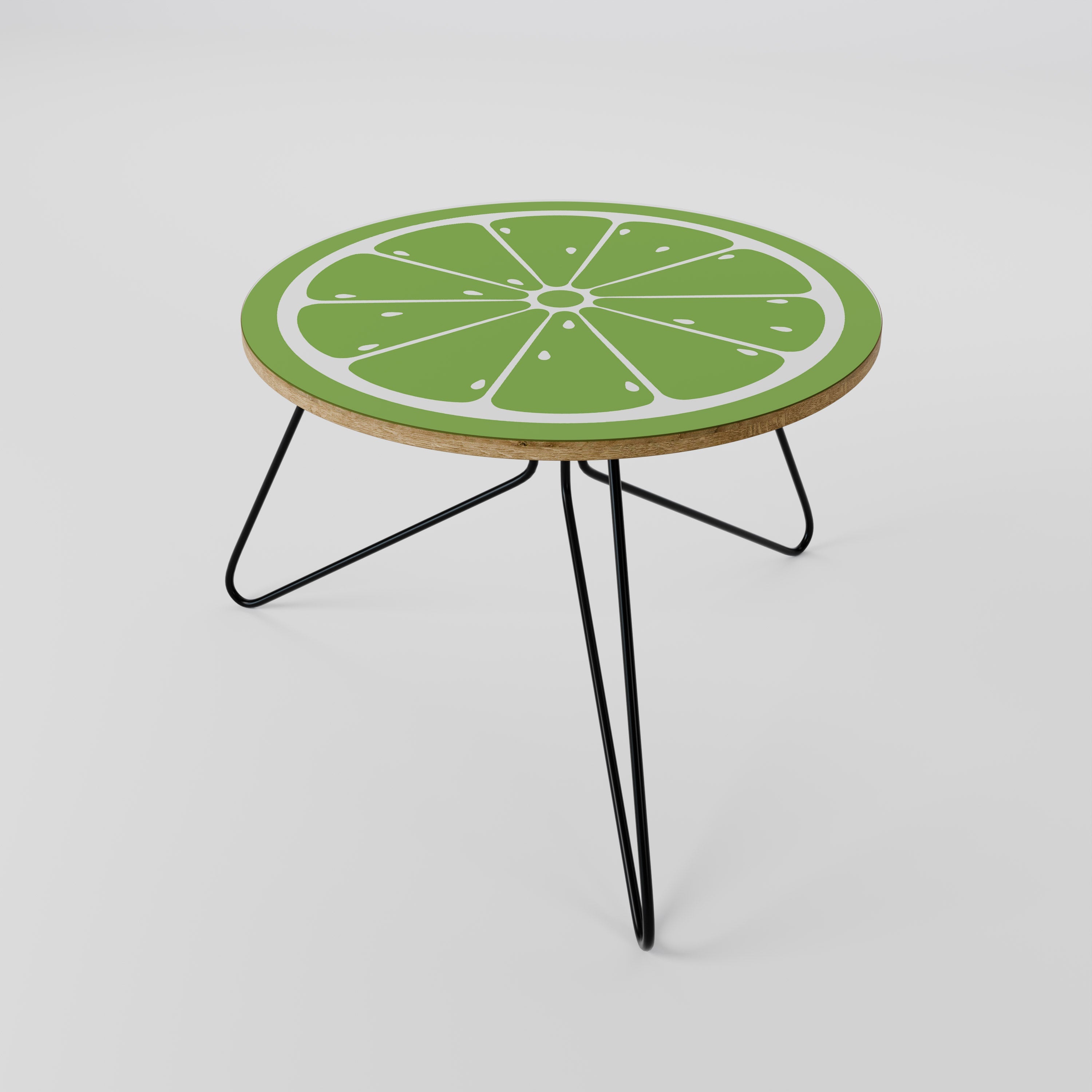 Erfrischender Limetten-Couchtisch 60