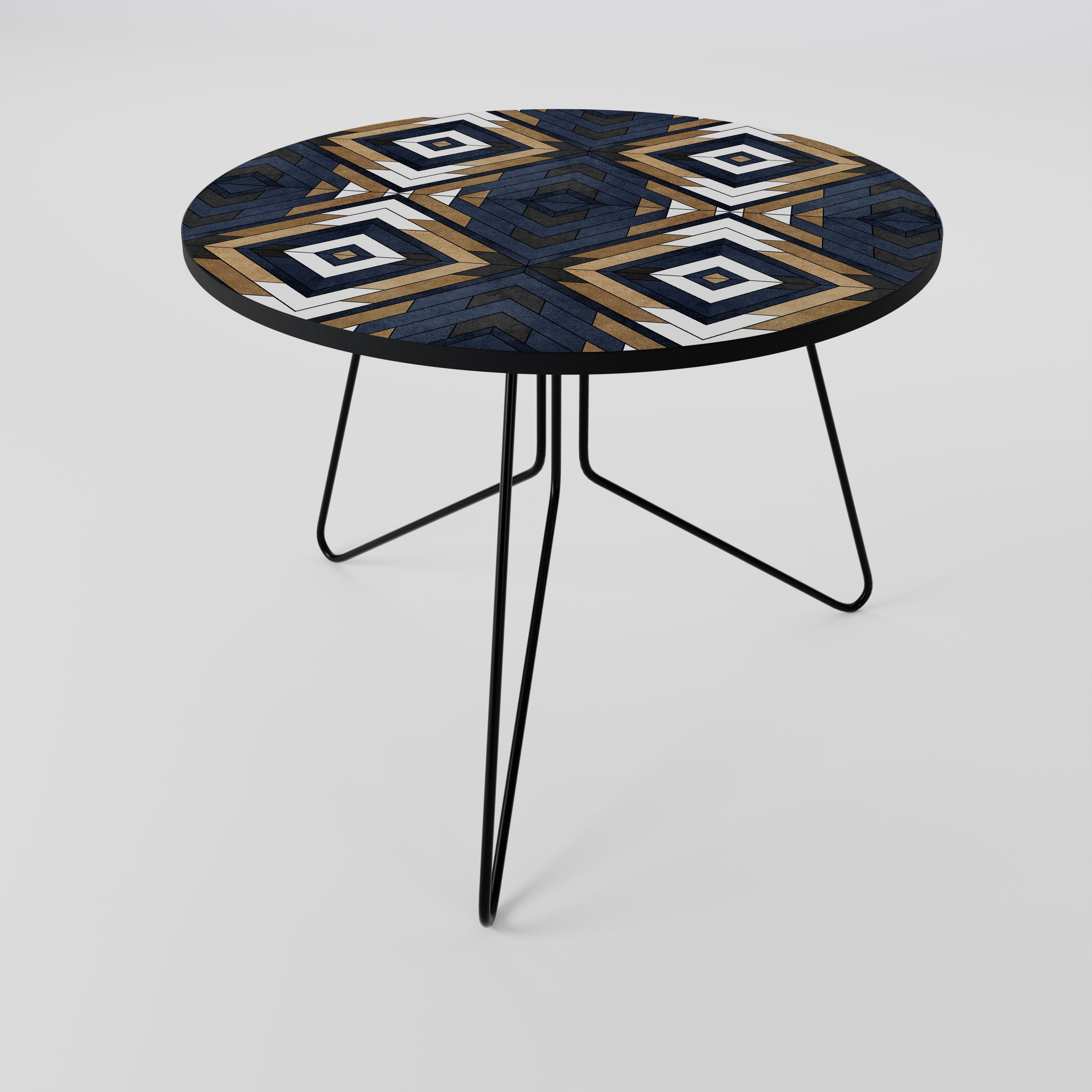 KUNSTVOLLE GEOMETRIE Couchtisch 69